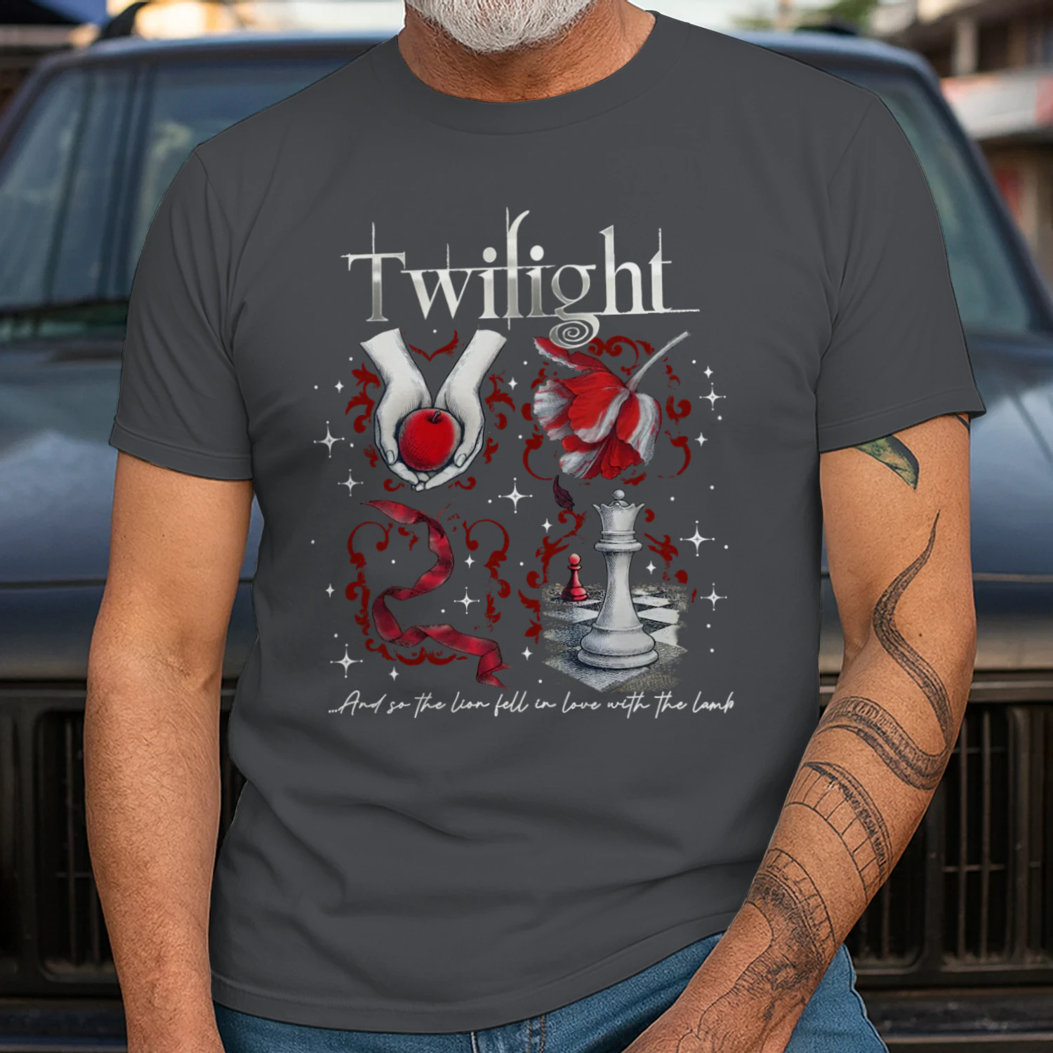 Twilight Heavy Cotton Dark Colors T-shirt 2 Side, Twilight Saga Gildan Tee, Young Adult Book Shirt, Book Lover Gifts