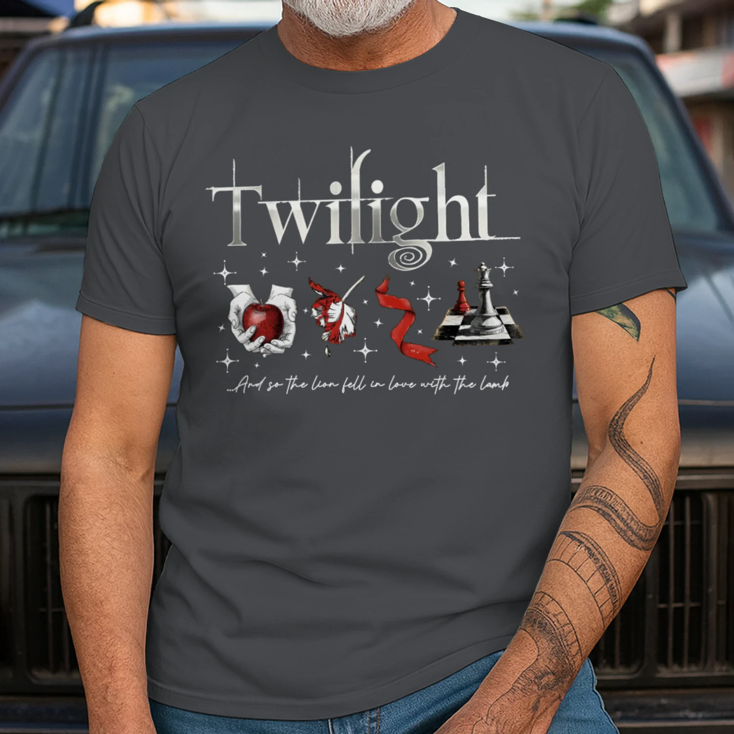 Twilight Series Heavy Cotton Dark Colors T-shirt 2 Side, Young Adult Gildan Tee, Fantasy Romance Book Shirt, Book Lover Gifts
