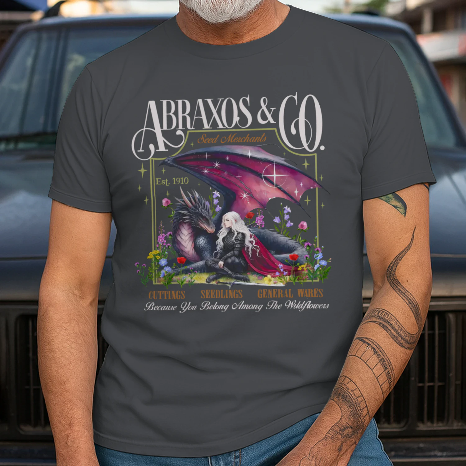 Abraxos Manon Blackbeak Heavy Cotton Dark Colors T-shirt 1 Side, Throne of Glass Gildan Tee, High Fantasy Book Shirt, Book Lover Gifts