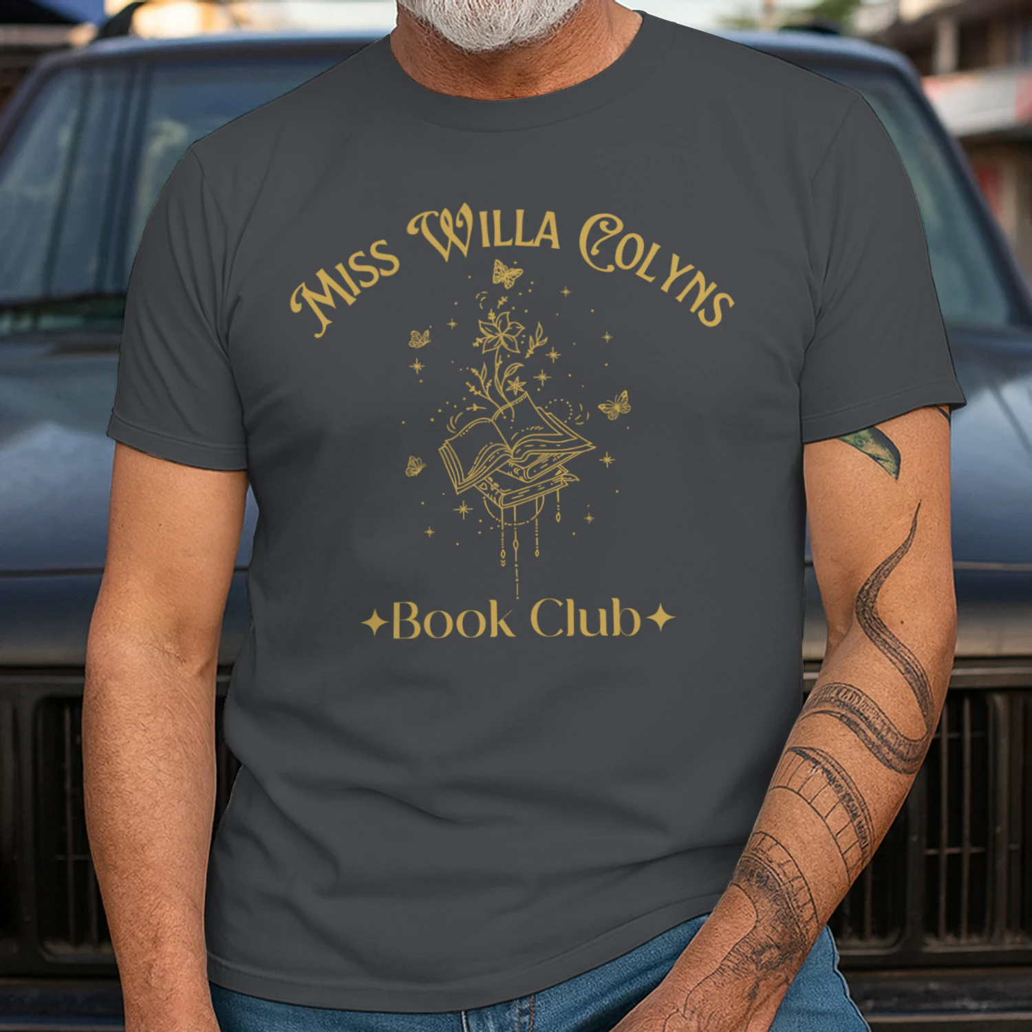 Miss Willa Colyns Heavy Cotton Dark Colors T-shirt 1 Side, The Shepherd King Gildan Tee, Dark Fantasy Shirt, Book Lover Gifts