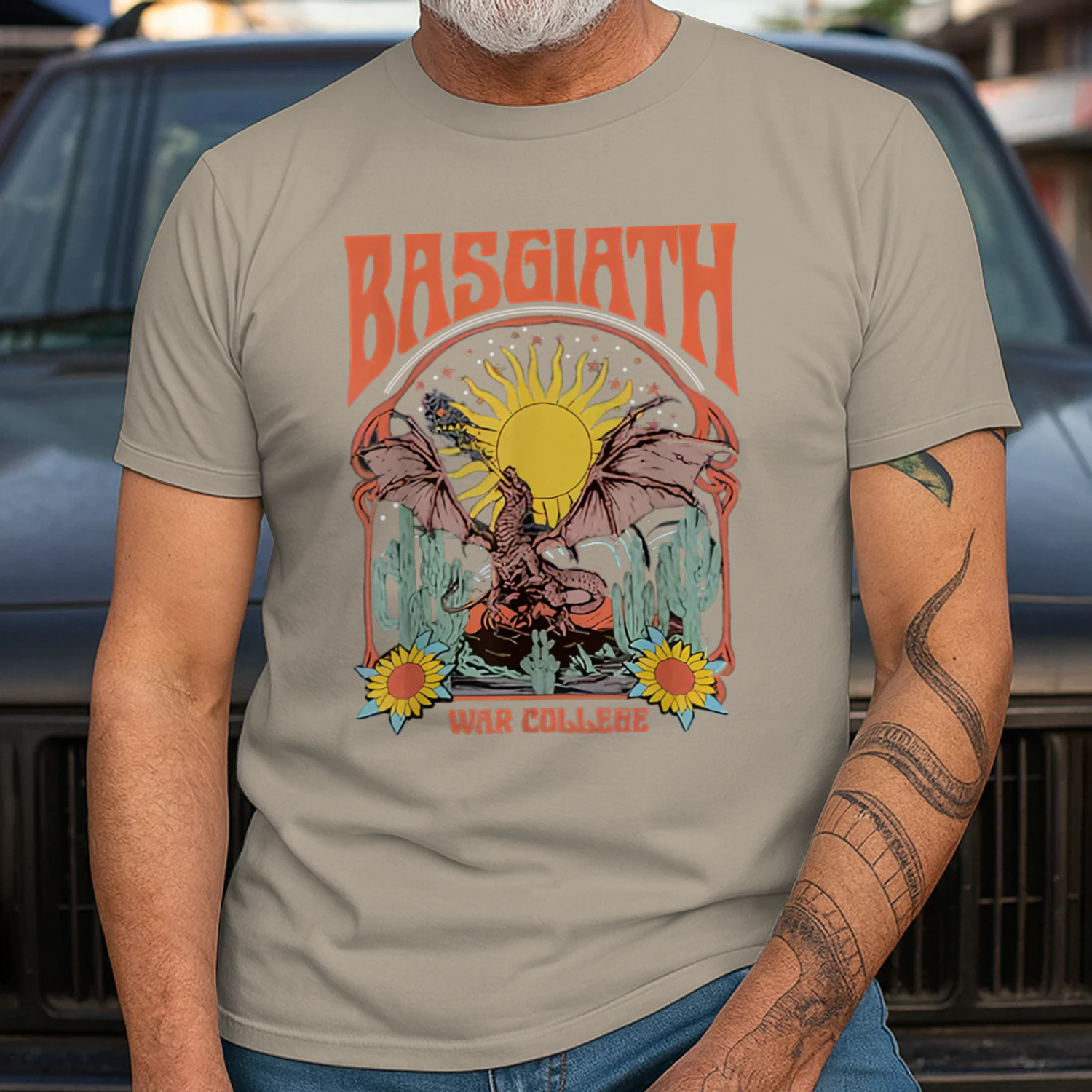 Basgiath War College Heavy Cotton T-shirt 1 Side, Fourth Wing Gildan Tee, Dark Romance Book Shirt, Book Lover Gifts