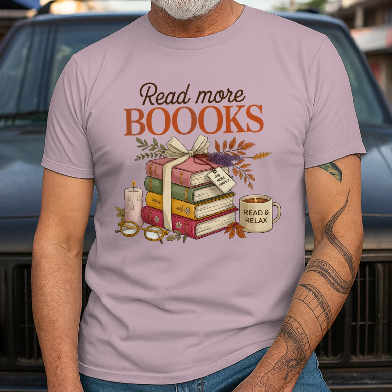 Read More Books Heavy Cotton Light Colors T-shirt 1 Side, Book Club Gildan Tee, Readers Club Shirt, Book Lover Gifts