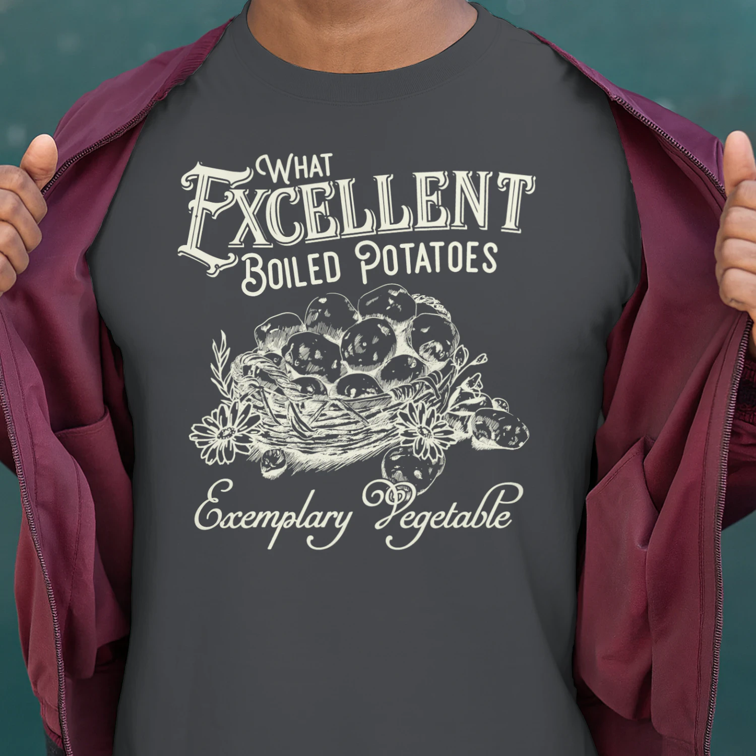Exemplary Vegetable Heavy Cotton Dark Colors T-shirt 1 Side, Pride and Prejudice Gildan Tee, Classic Literature Shirt, Book Lover Gifts
