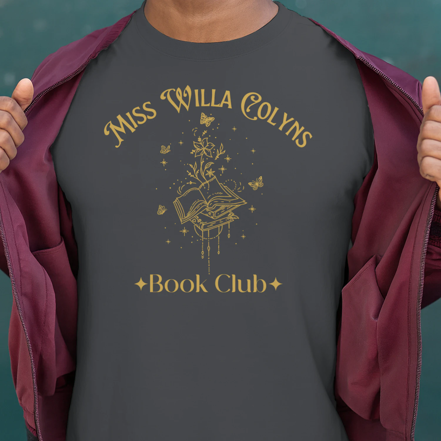 Miss Willa Colyns Heavy Cotton Dark Colors T-shirt 1 Side, The Shepherd King Gildan Tee, Dark Fantasy Shirt, Book Lover Gifts