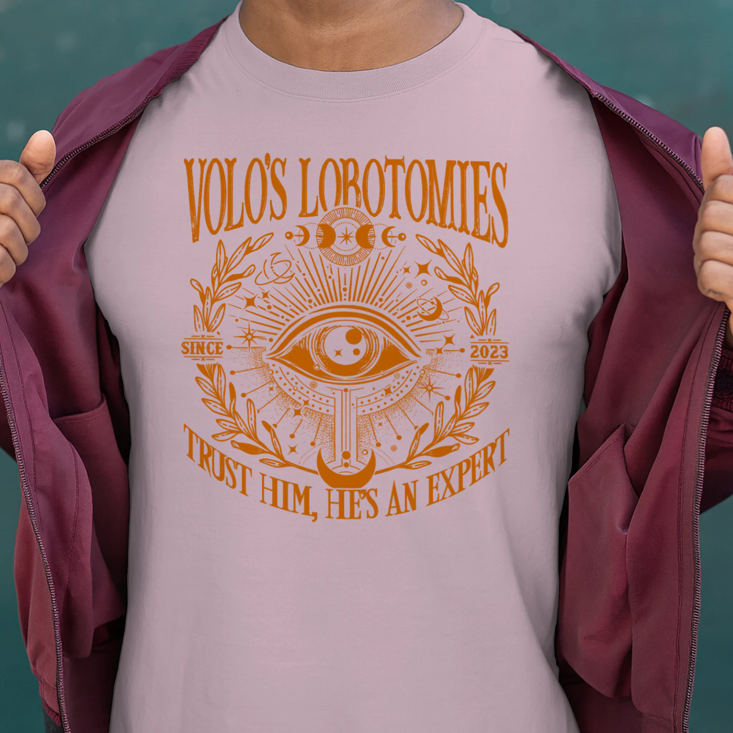 Volo’s Lobotomies Heavy Cotton Light Colors T-shirt 1 Side, High Fantasy Gildan Tee, Tabletop RPG Lore Shirt, Book Lover Gifts