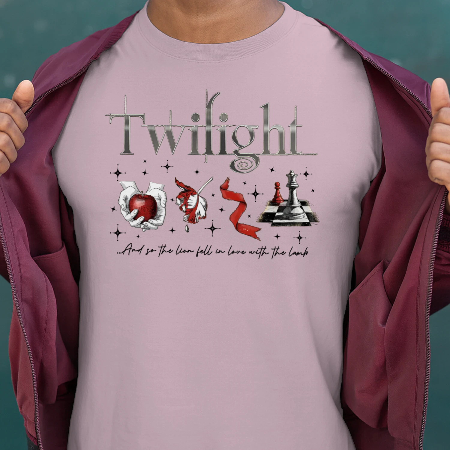 Twilight Series Heavy Cotton Light Colors T-shirt 2 Side, Young Adult Gildan Tee, Fantasy Romance Book Shirt, Book Lover Gifts