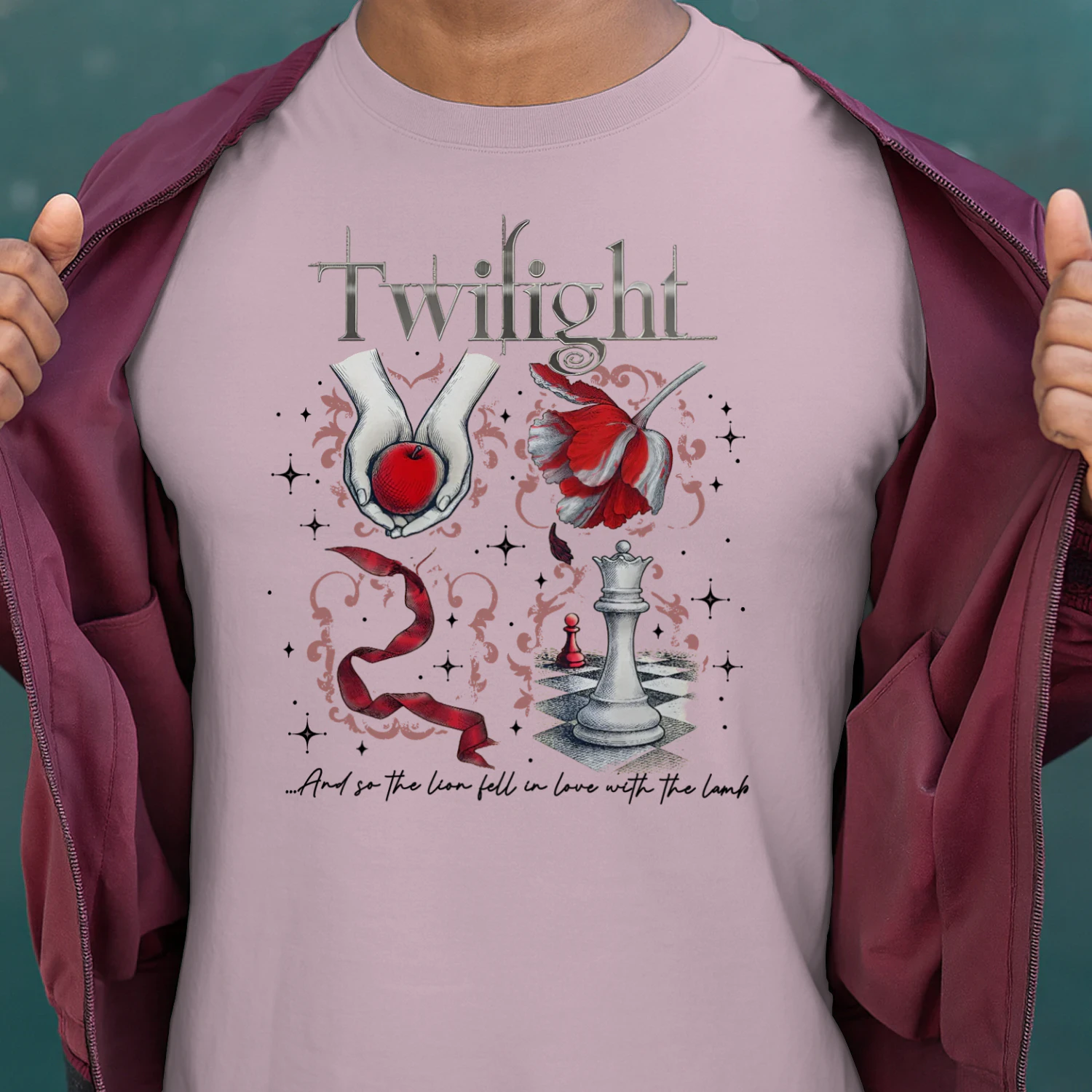 Twilight Series Heavy Cotton Light Colors T-shirt 2 Side, Young Adult Gildan Tee, Fantasy Romance Book Shirt, Book Lover Gifts