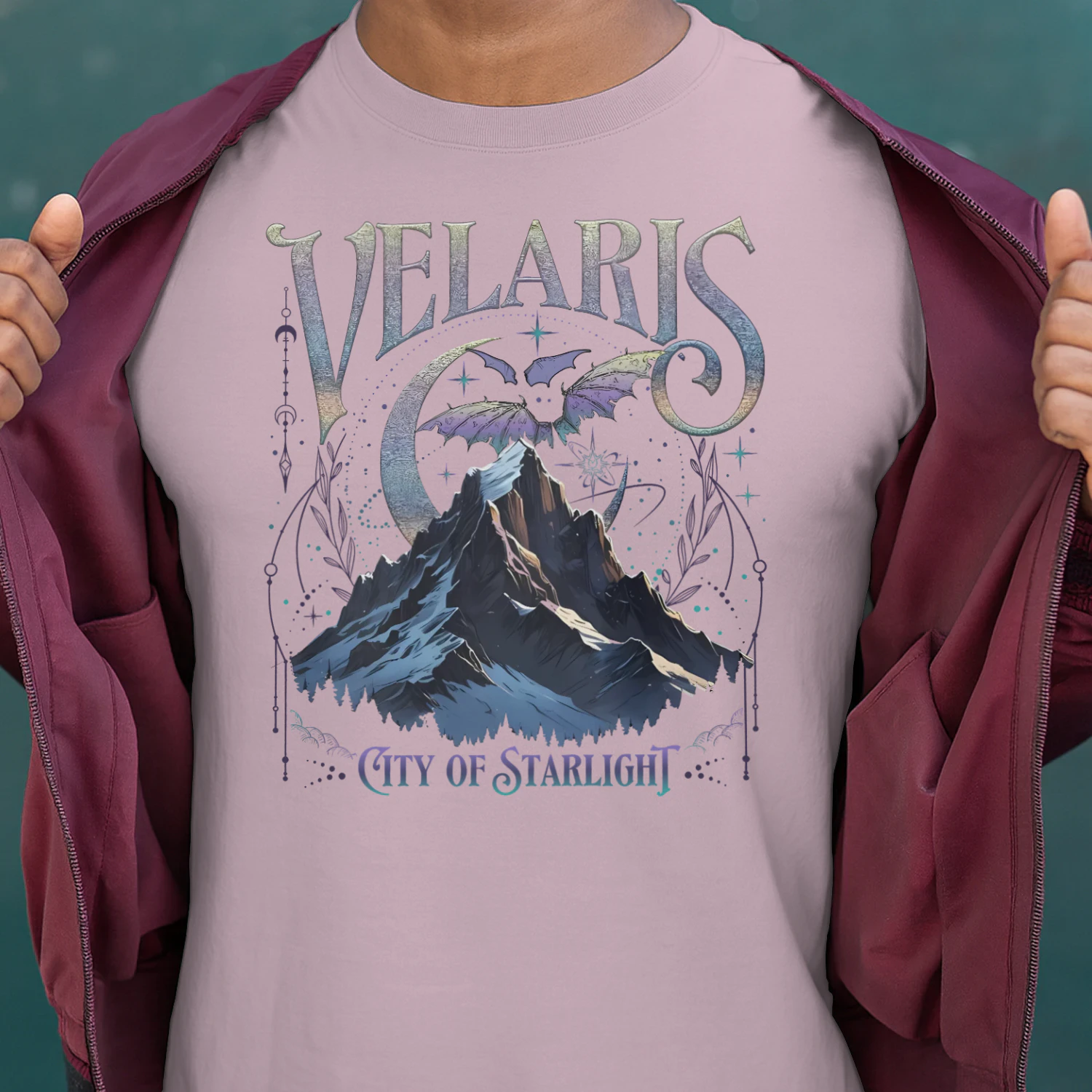 Velaris Acotar Heavy Cotton Light Colors T-shirt 2 Side, City Of Starlight Gildan Tee, Romantasy Readers Shirt, Book Lover Gifts