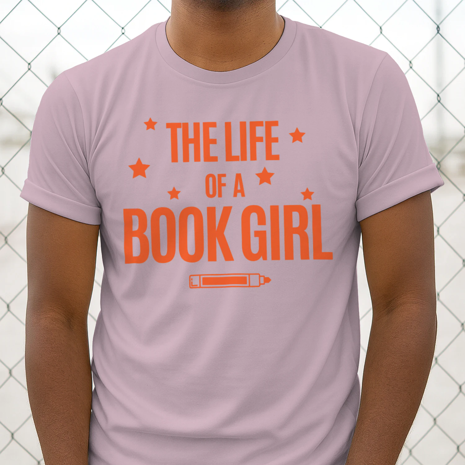 The Life Of A Book Girl V2 Heavy Cotton Light Colors T-shirt 1 Side, World Tour Book Club Gildan Tee, Readers Club Shirt, Book Lover Gifts