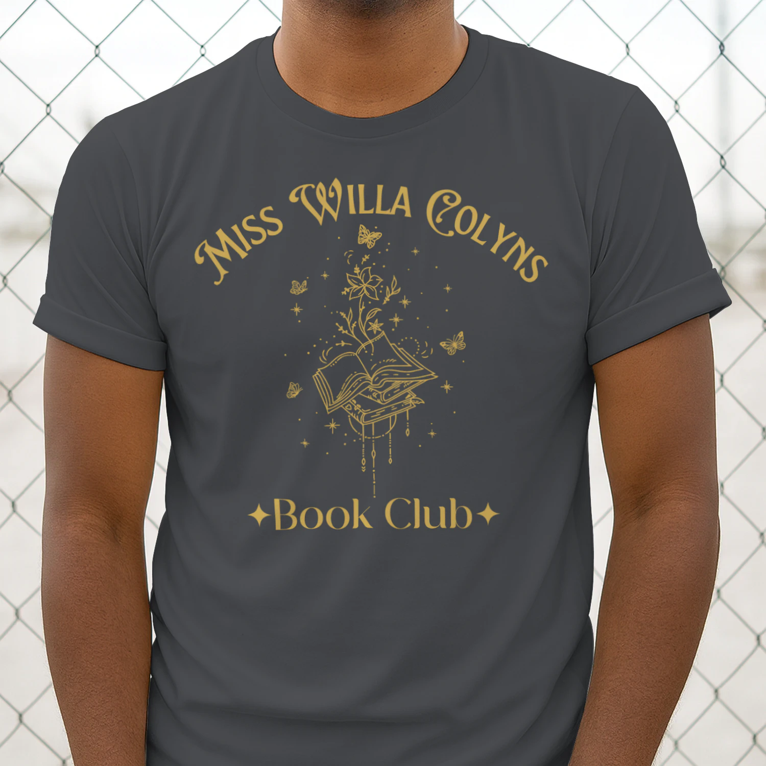 Miss Willa Colyns Heavy Cotton Dark Colors T-shirt 1 Side, The Shepherd King Gildan Tee, Dark Fantasy Shirt, Book Lover Gifts