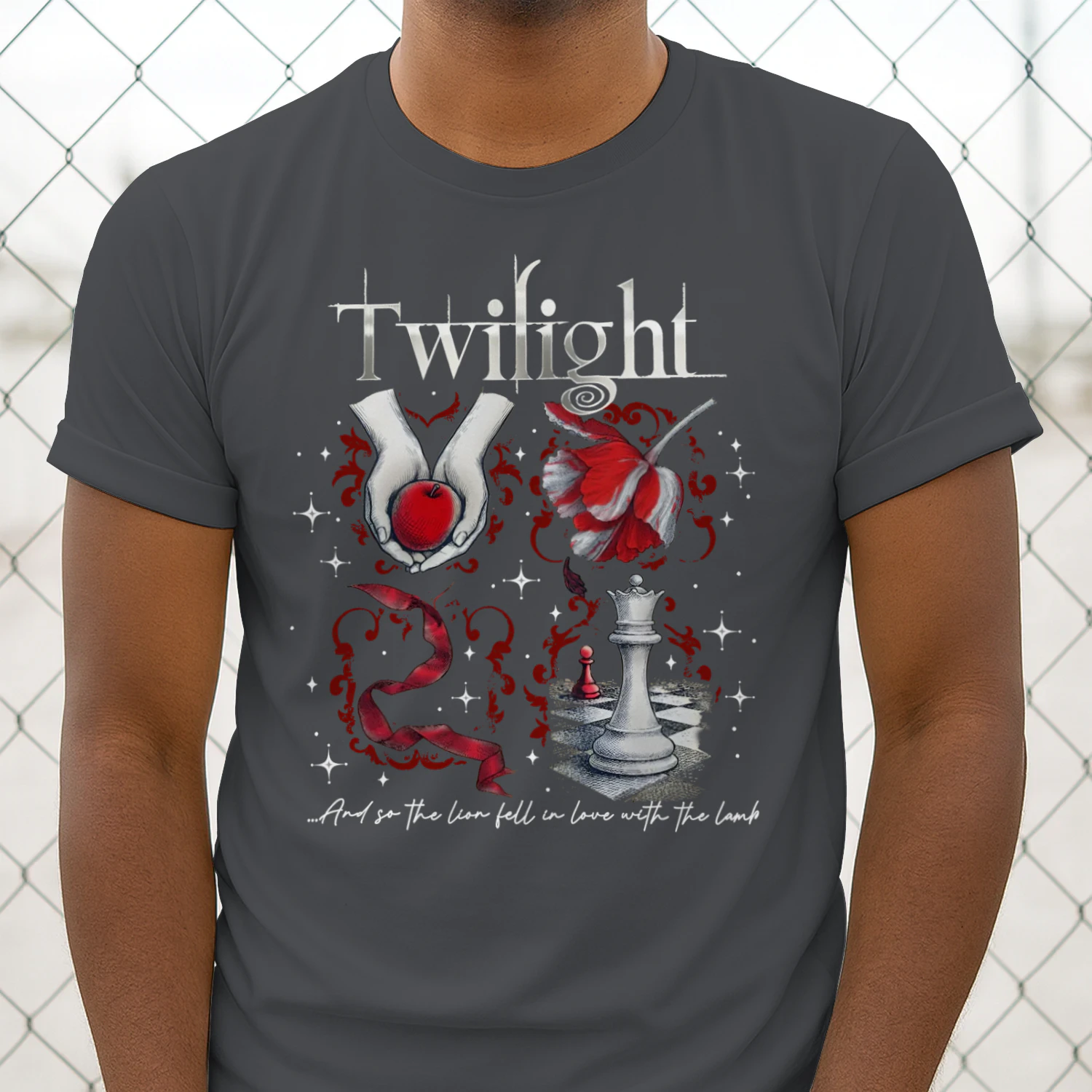 Twilight Series Heavy Cotton Dark Colors T-shirt 2 Side, Young Adult Gildan Tee, Fantasy Romance Book Shirt, Book Lover Gifts