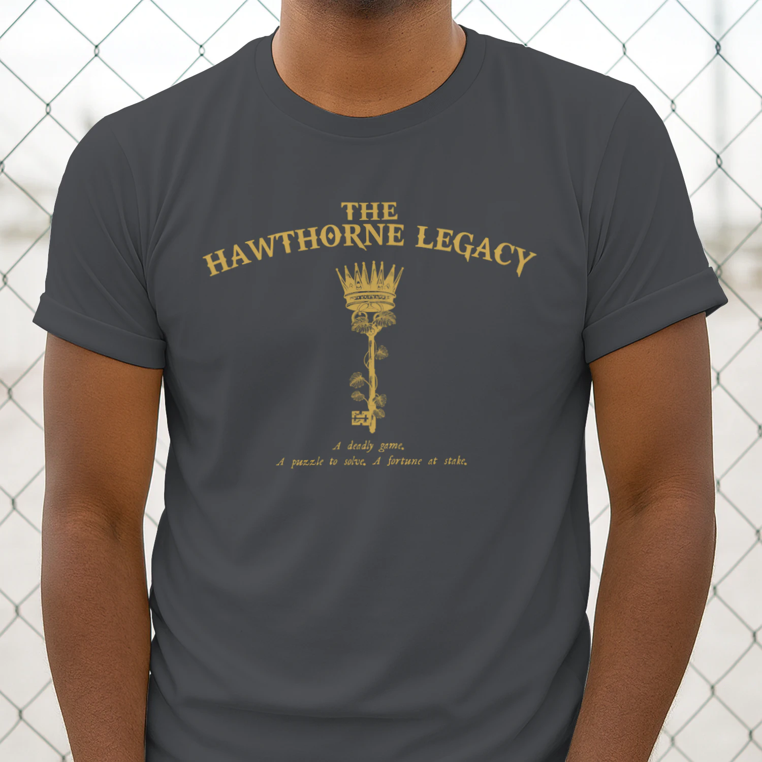 The Hawthorne Legacy Heavy Cotton Dark Colors T-shirt 1 Side, The Inheritance Games Gildan Tee, YA Romance Shirt, Book Lover Gifts