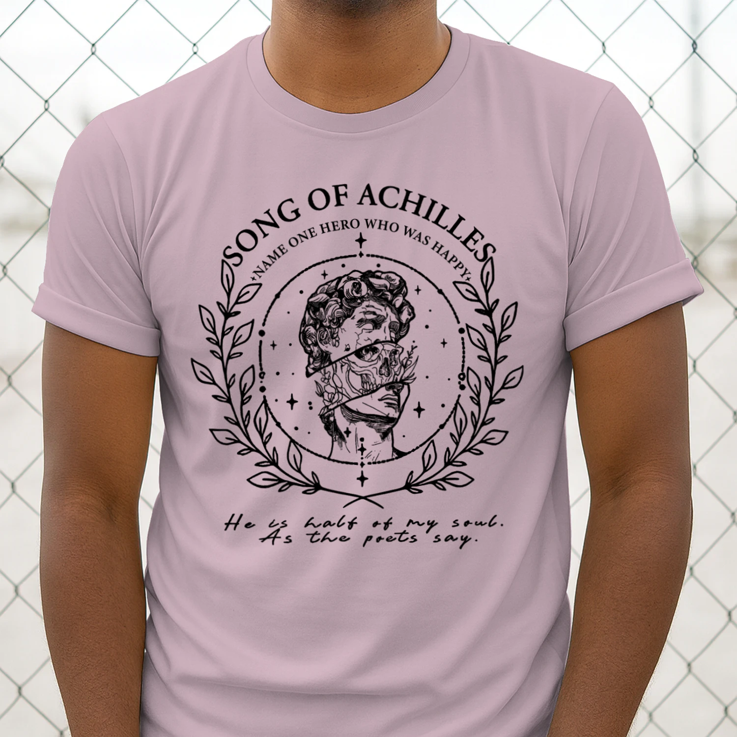 The Song of Achilles Heavy Cotton Light Colors T-shirt 2 Side, Classic Retellings Gildan Tee, Mythological Retellings Book Shirt, Book Lover Gifts