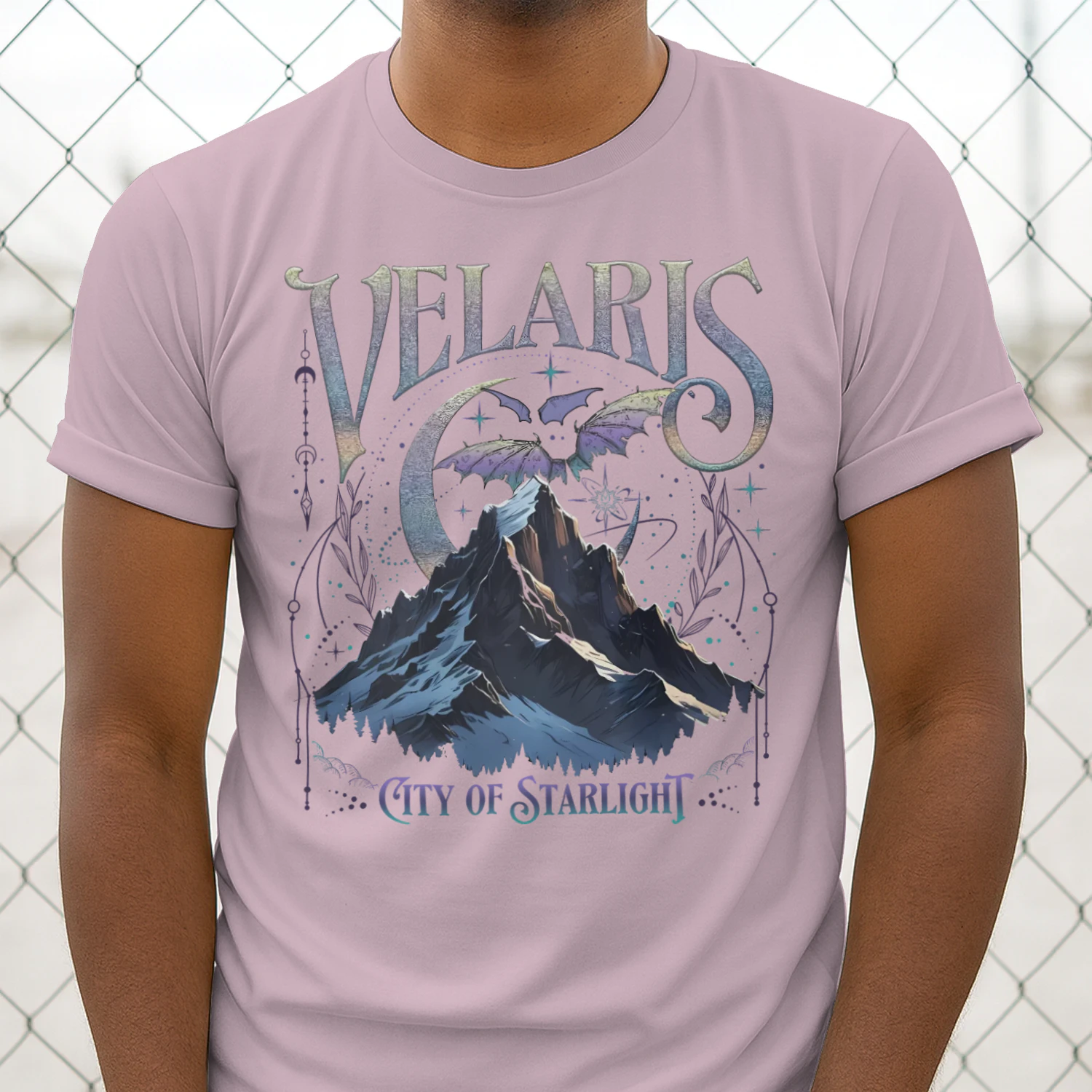 Velaris Acotar Heavy Cotton Light Colors T-shirt 2 Side, City Of Starlight Gildan Tee, Romantasy Readers Shirt, Book Lover Gifts