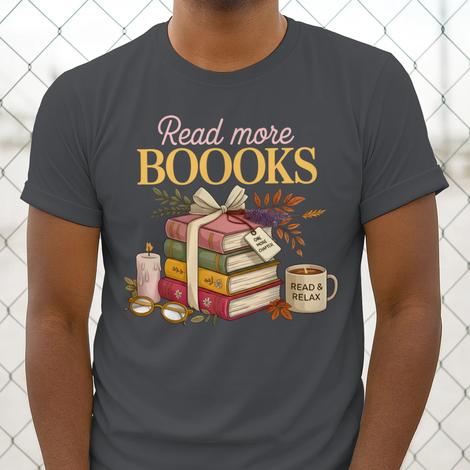Read More Books Heavy Cotton Dark Colors T-shirt 1 Side, Book Club Gildan Tee, Readers Club Shirt, Book Lover Gifts
