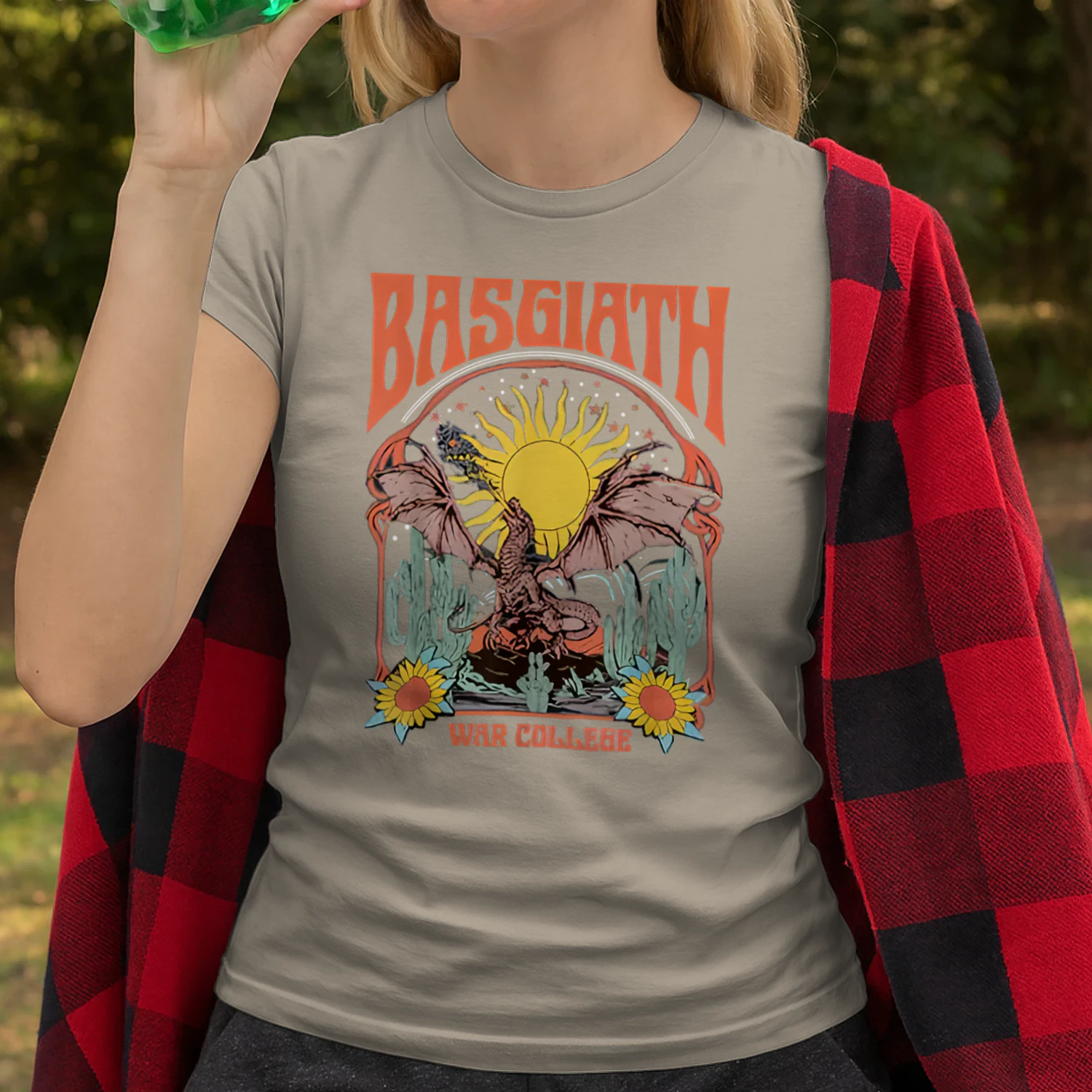 Basgiath War College Heavy Cotton T-shirt 1 Side, Fourth Wing Gildan Tee, Dark Romance Book Shirt, Book Lover Gifts