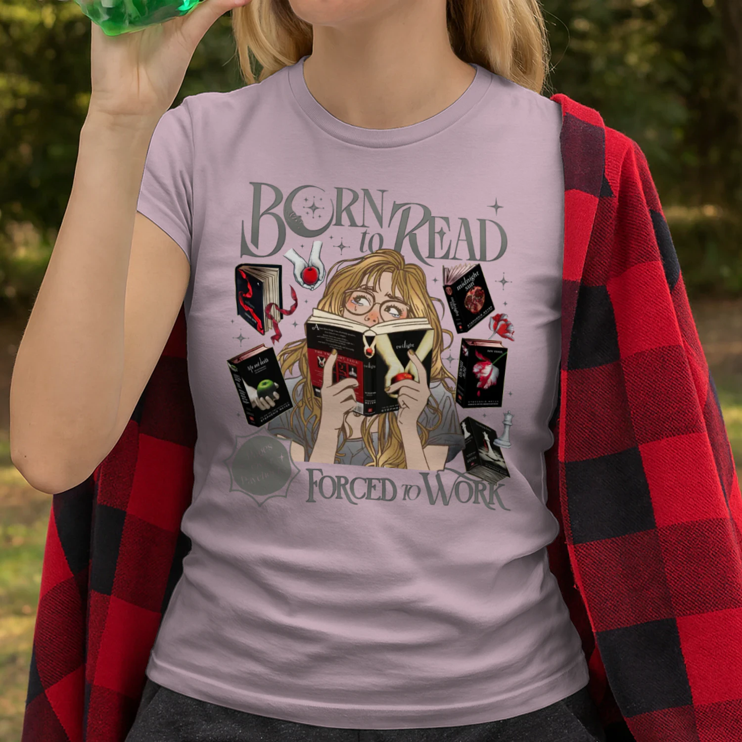 Twilight Series Heavy Cotton Light Colors T-shirt 2 Side, Young Adult Gildan Tee, Fantasy Romance Book Shirt, Book Lover Gifts