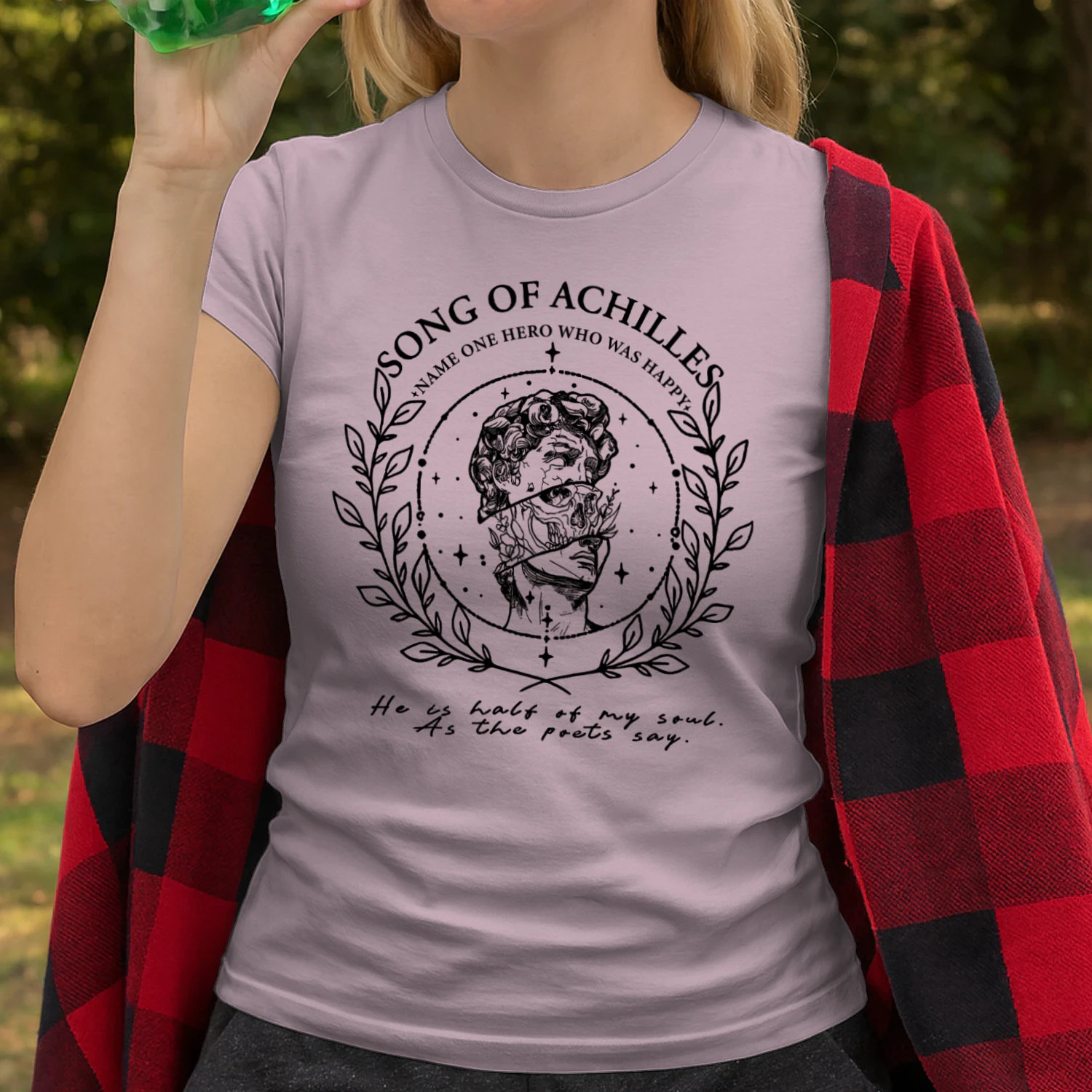 The Song of Achilles Heavy Cotton Light Colors T-shirt 2 Side, Classic Retellings Gildan Tee, Mythological Retellings Book Shirt, Book Lover Gifts