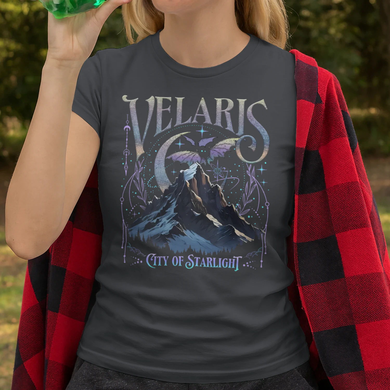 Velaris Acotar Heavy Cotton Dark Colors T-shirt 2 Side, City Of Starlight Gildan Tee, Romantasy Readers Shirt, Book Lover Gifts