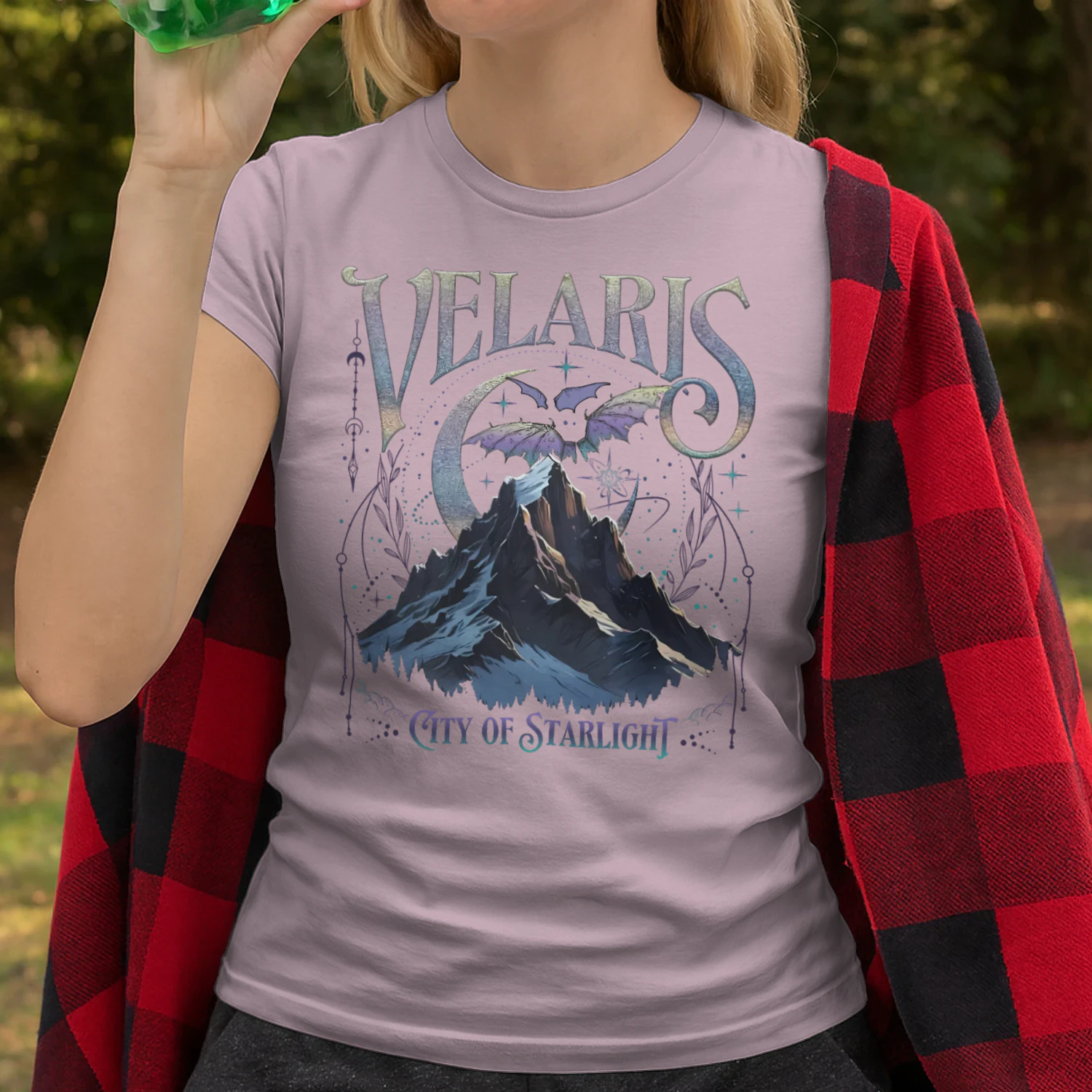Velaris Acotar Heavy Cotton Light Colors T-shirt 2 Side, City Of Starlight Gildan Tee, Romantasy Readers Shirt, Book Lover Gifts