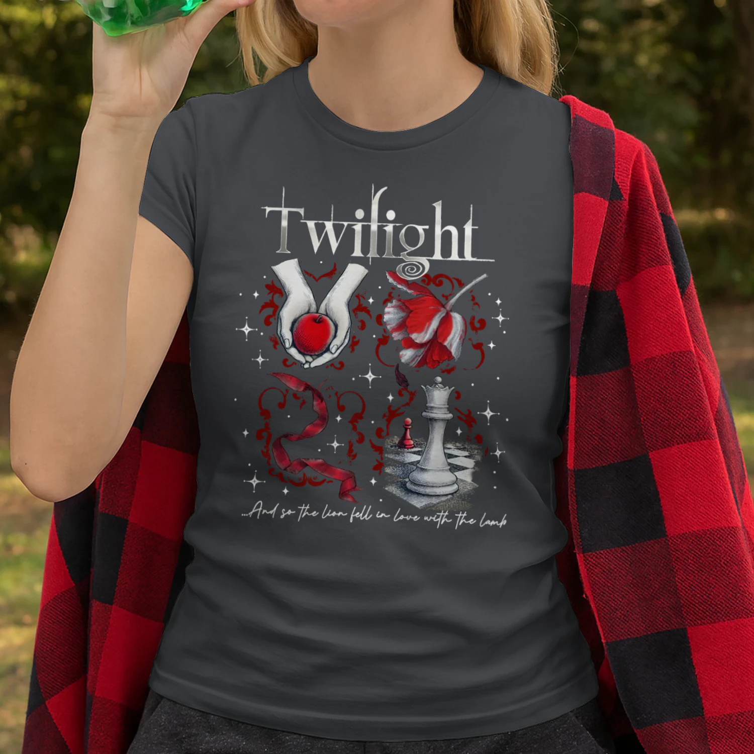 Twilight Series Heavy Cotton Dark Colors T-shirt 2 Side, Young Adult Gildan Tee, Fantasy Romance Book Shirt, Book Lover Gifts