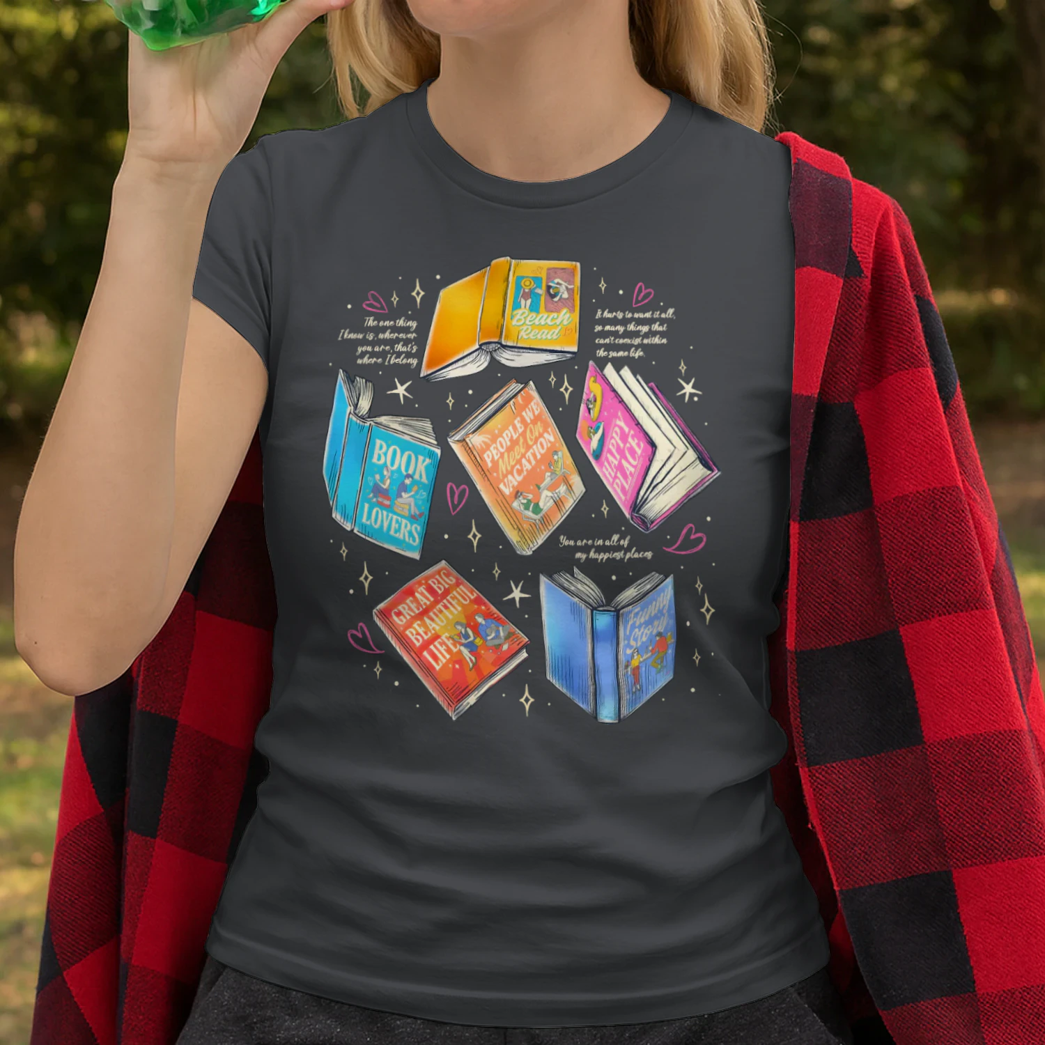 Literature Book Heavy Cotton Shirt 2 Side, Novels Book Tee, Series Book Shirt, Book Lover Gifts
