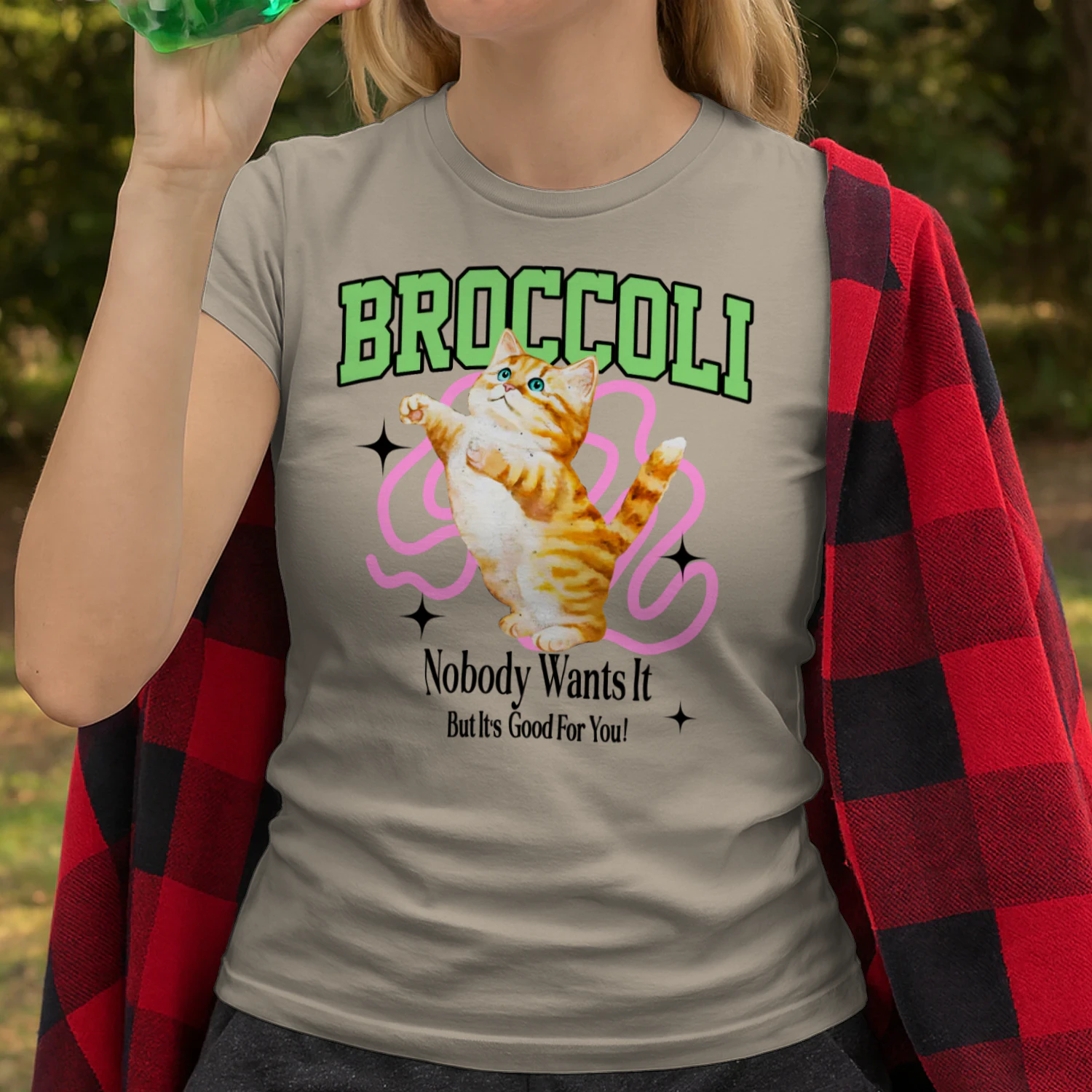 Broccoli The Fierce Heavy Cotton Light Colors T-shirt 1 Side, Fourth Wing Gildan Tee, Fantasy Romance Book Shirt, Book Lover Gifts