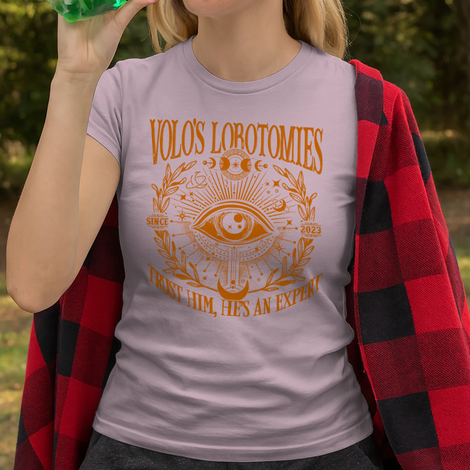 Volo’s Lobotomies Heavy Cotton Light Colors T-shirt 1 Side, High Fantasy Gildan Tee, Tabletop RPG Lore Shirt, Book Lover Gifts