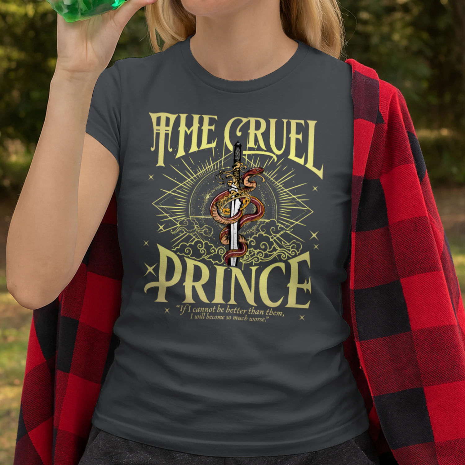 The Cruel Prince Heavy Cotton Dark Colors T-shirt 2 Side, From Blood and Ash Gildan Tee, Romantasy Readers Shirt, Book Lover Gifts