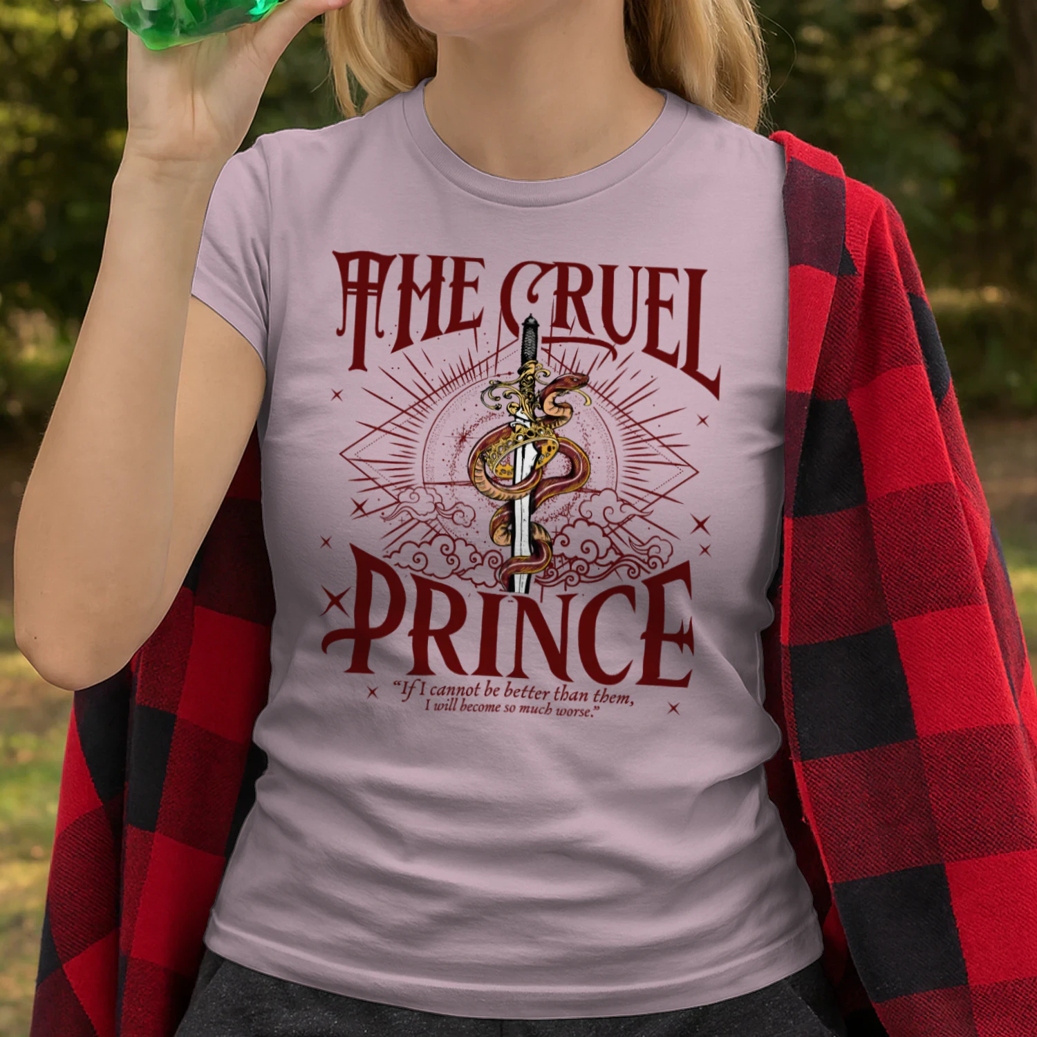 The Cruel Prince Heavy Cotton Light Colors T-shirt 2 Side, The Folk of the Air Gildan Tee, Young Adult Fantasy Shirt, Book Lover Gifts