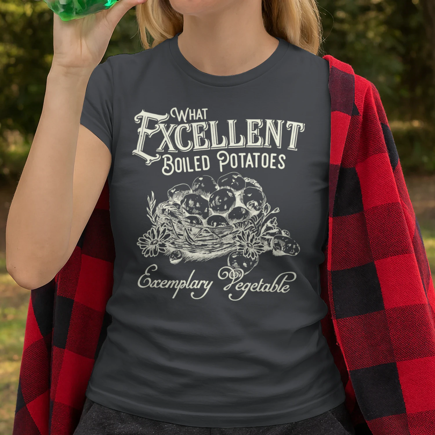 Exemplary Vegetable Heavy Cotton Dark Colors T-shirt 1 Side, Pride and Prejudice Gildan Tee, Classic Literature Shirt, Book Lover Gifts