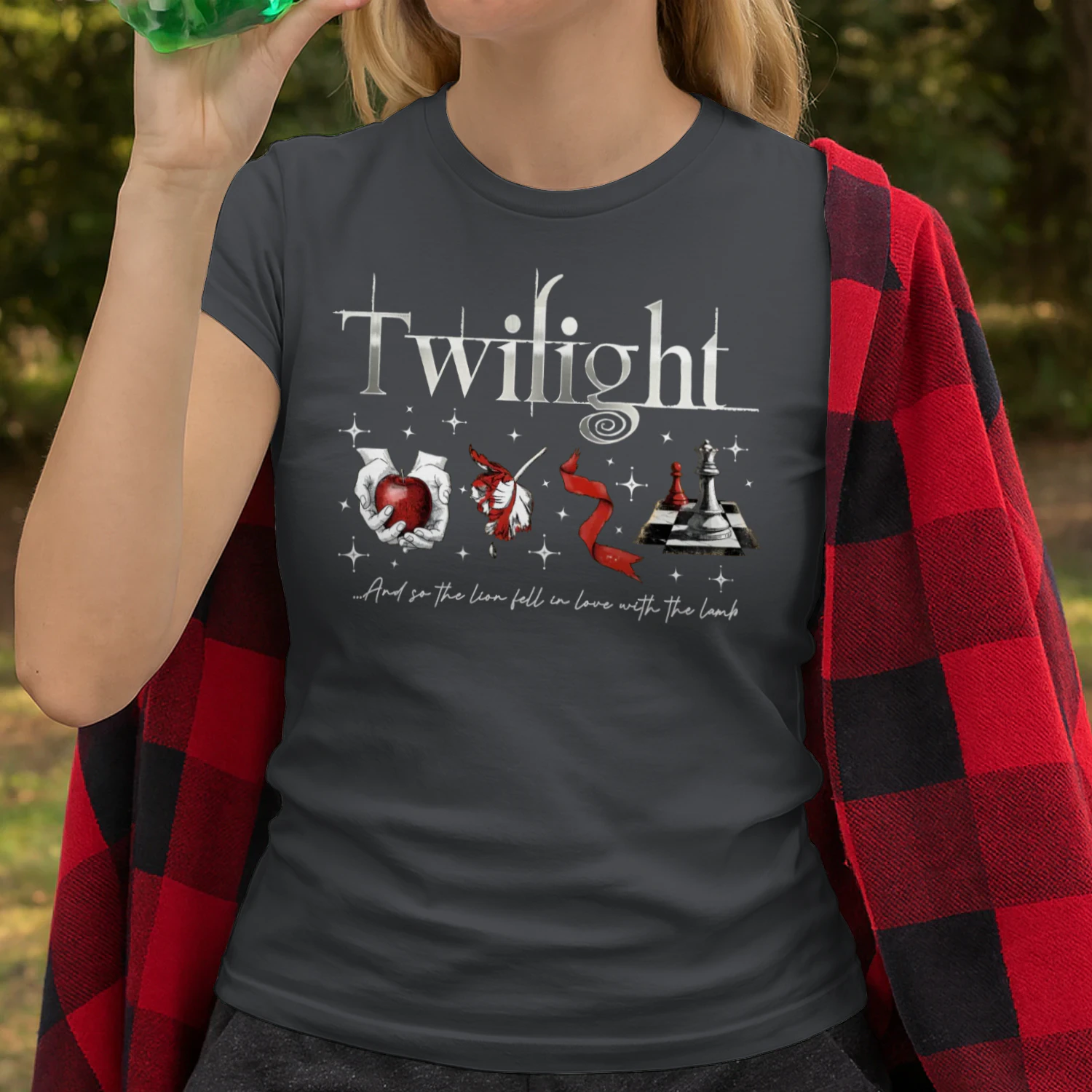 Twilight Series Heavy Cotton Dark Colors T-shirt 2 Side, Young Adult Gildan Tee, Fantasy Romance Book Shirt, Book Lover Gifts
