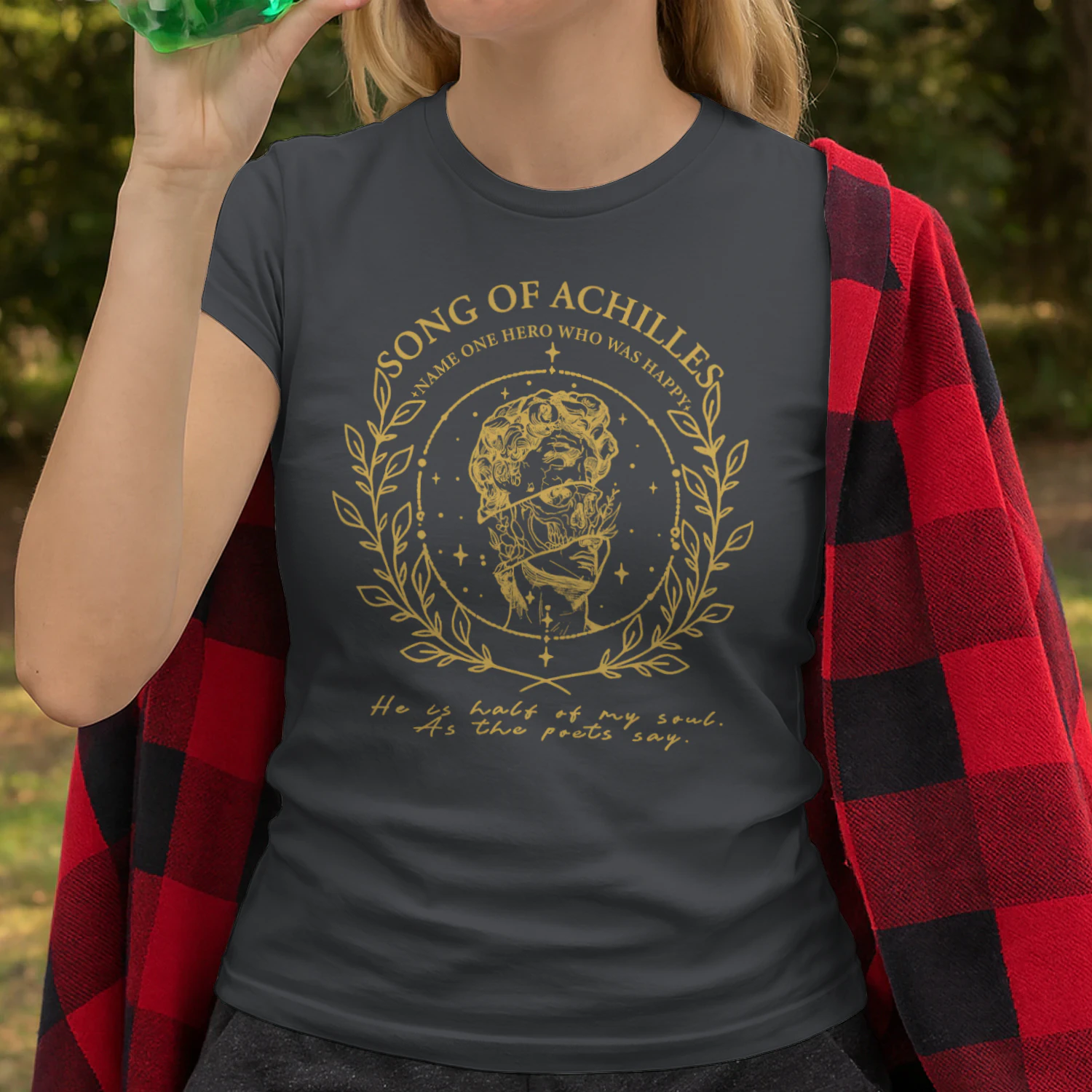 The Song of Achilles Heavy Cotton Dark Colors T-shirt 2 Side, Classic Retellings Gildan Tee, Mythological Retellings Book Shirt, Book Lover Gifts