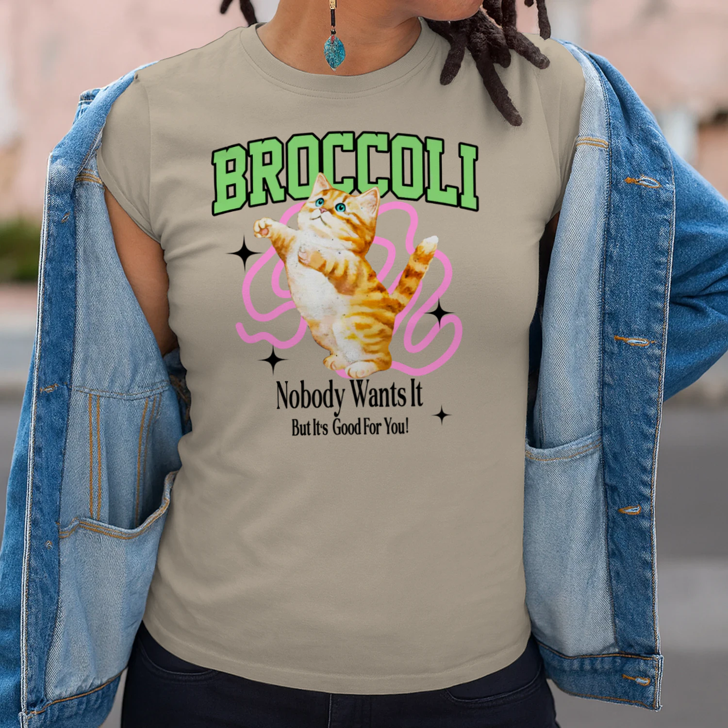 Broccoli The Fierce Heavy Cotton Light Colors T-shirt 1 Side, Fourth Wing Gildan Tee, Fantasy Romance Book Shirt, Book Lover Gifts