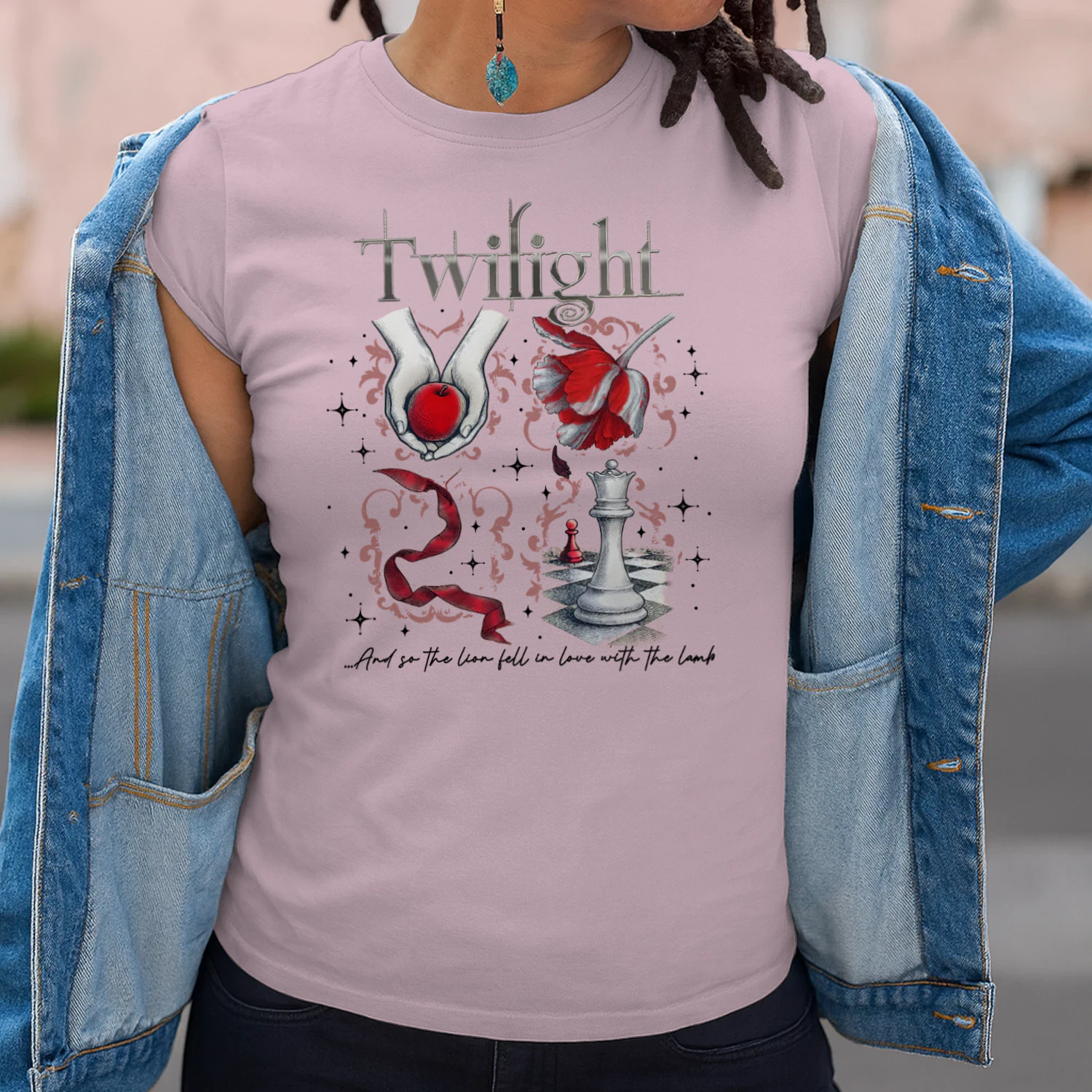 Twilight Series Heavy Cotton Light Colors T-shirt 2 Side, Young Adult Gildan Tee, Fantasy Romance Book Shirt, Book Lover Gifts