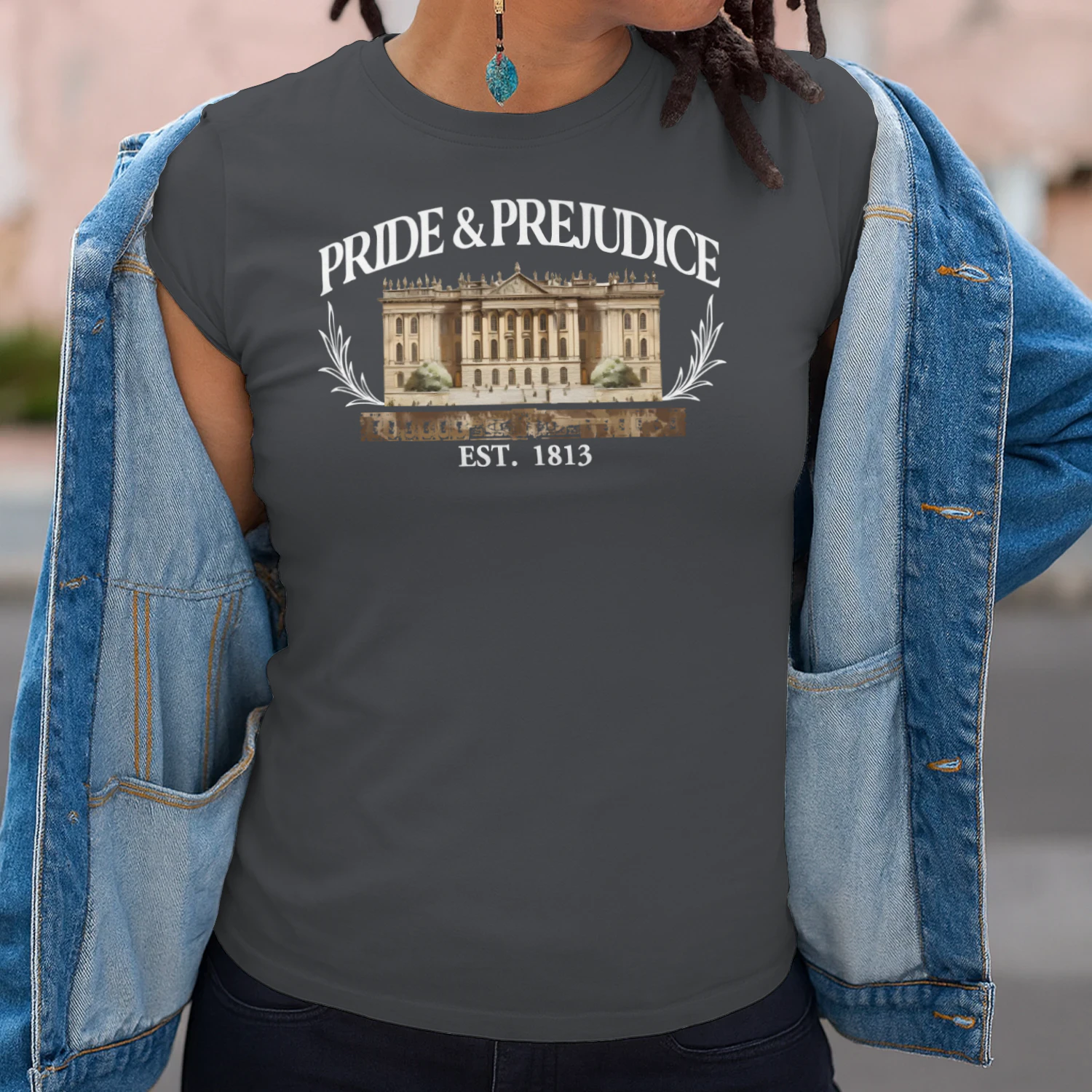 Pride & Prejudice Heavy Cotton T-Shirt 2 Side, Romance Tee, Classic Literature Shirt, Book Lover Gifts