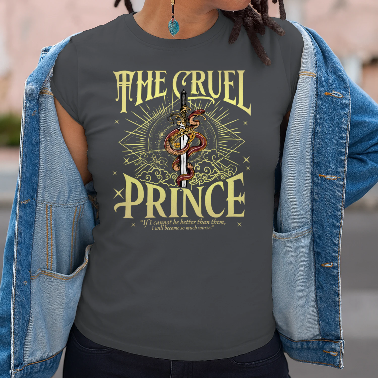 The Cruel Prince Heavy Cotton Dark Colors T-shirt 2 Side, From Blood and Ash Gildan Tee, Romantasy Readers Shirt, Book Lover Gifts