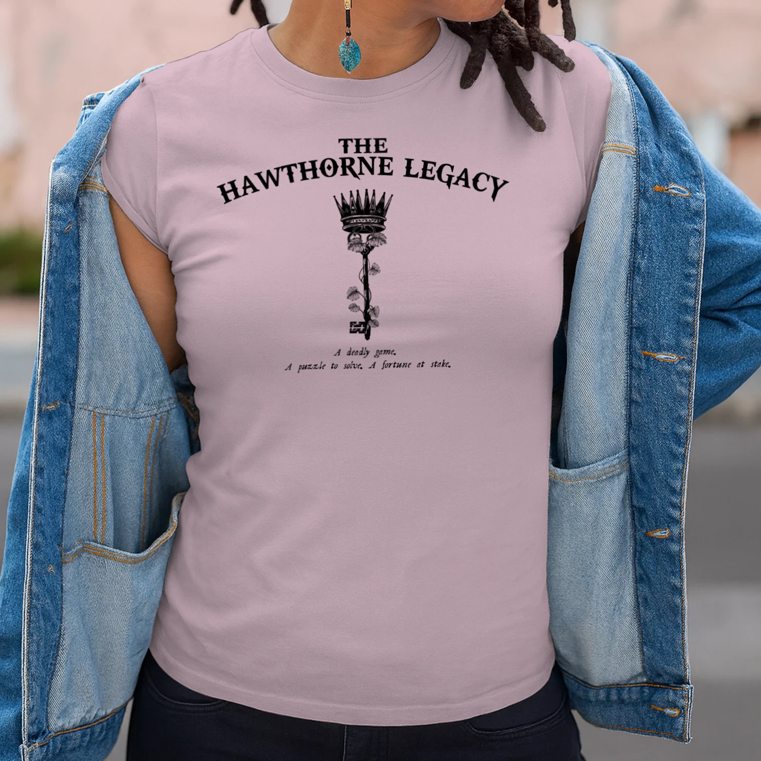 The Hawthorne Legacy Heavy Cotton Light Colors T-shirt 1 Side, The Inheritance Games Gildan Tee, YA Romance Club Shirt, Book Lover Gifts