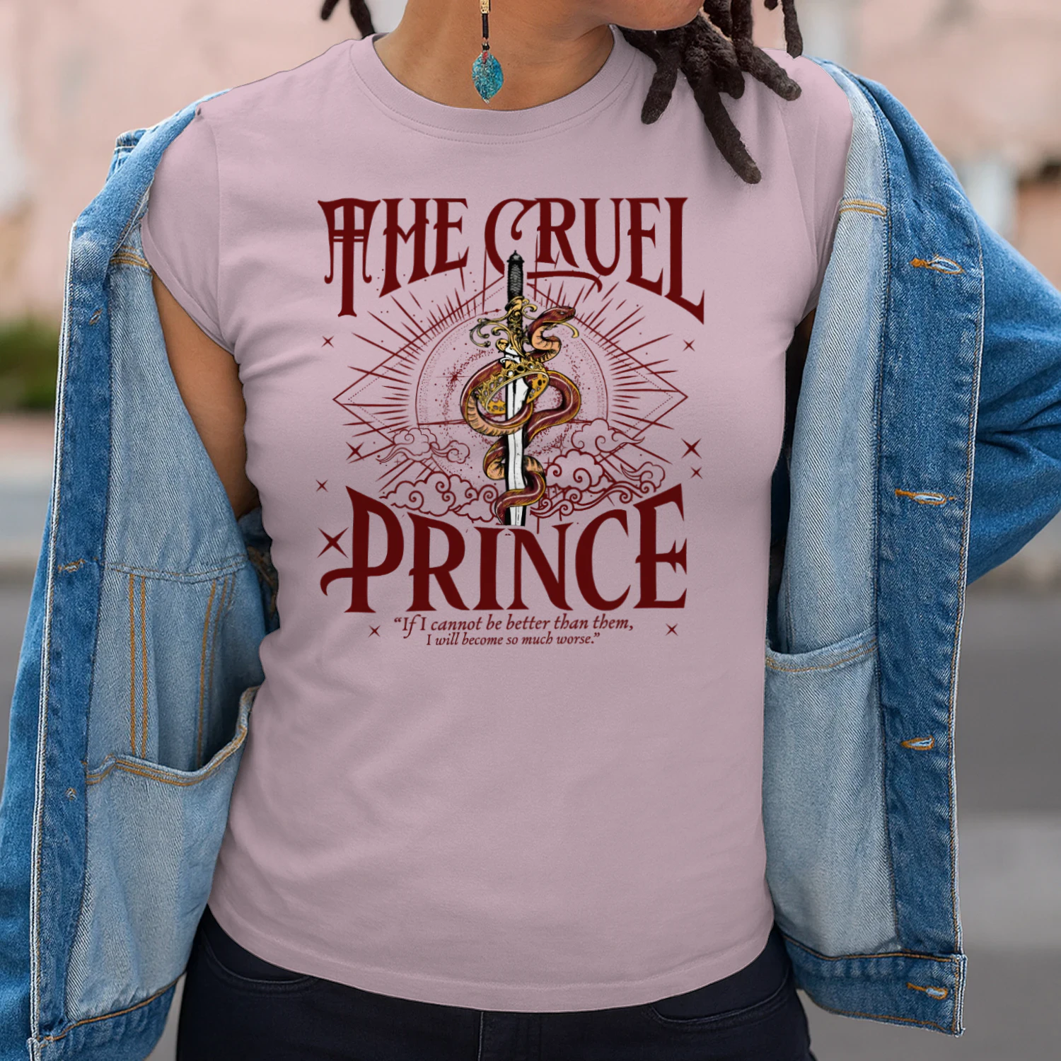 The Cruel Prince Heavy Cotton Light Colors T-shirt 2 Side, The Folk of the Air Gildan Tee, Young Adult Fantasy Shirt, Book Lover Gifts