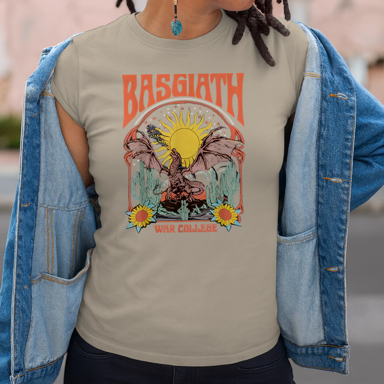 Basgiath War College Heavy Cotton T-shirt 1 Side, Fourth Wing Gildan Tee, Dark Romance Book Shirt, Book Lover Gifts