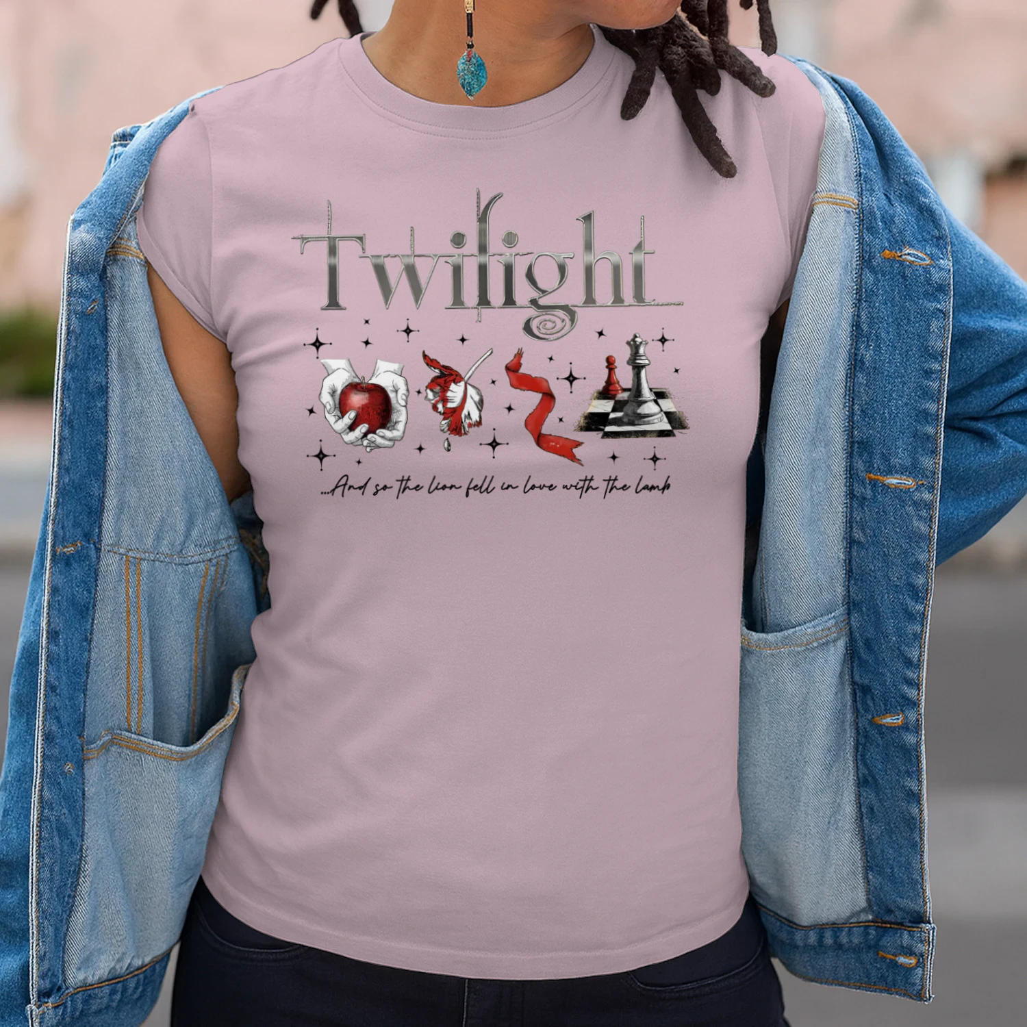 Twilight Series Heavy Cotton Light Colors T-shirt 2 Side, Young Adult Gildan Tee, Fantasy Romance Book Shirt, Book Lover Gifts
