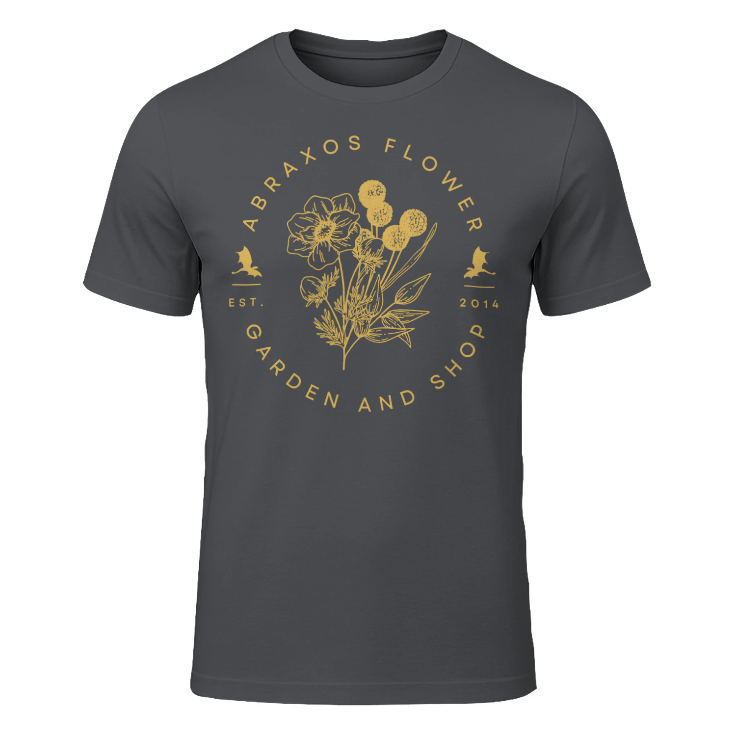 Abraxos Flower Heavy Cotton Dark Colors T-shirt 2 Side, Throne of Glass Gildan Tee, Epic High Fantasy Book Shirt, Book Lover Gifts