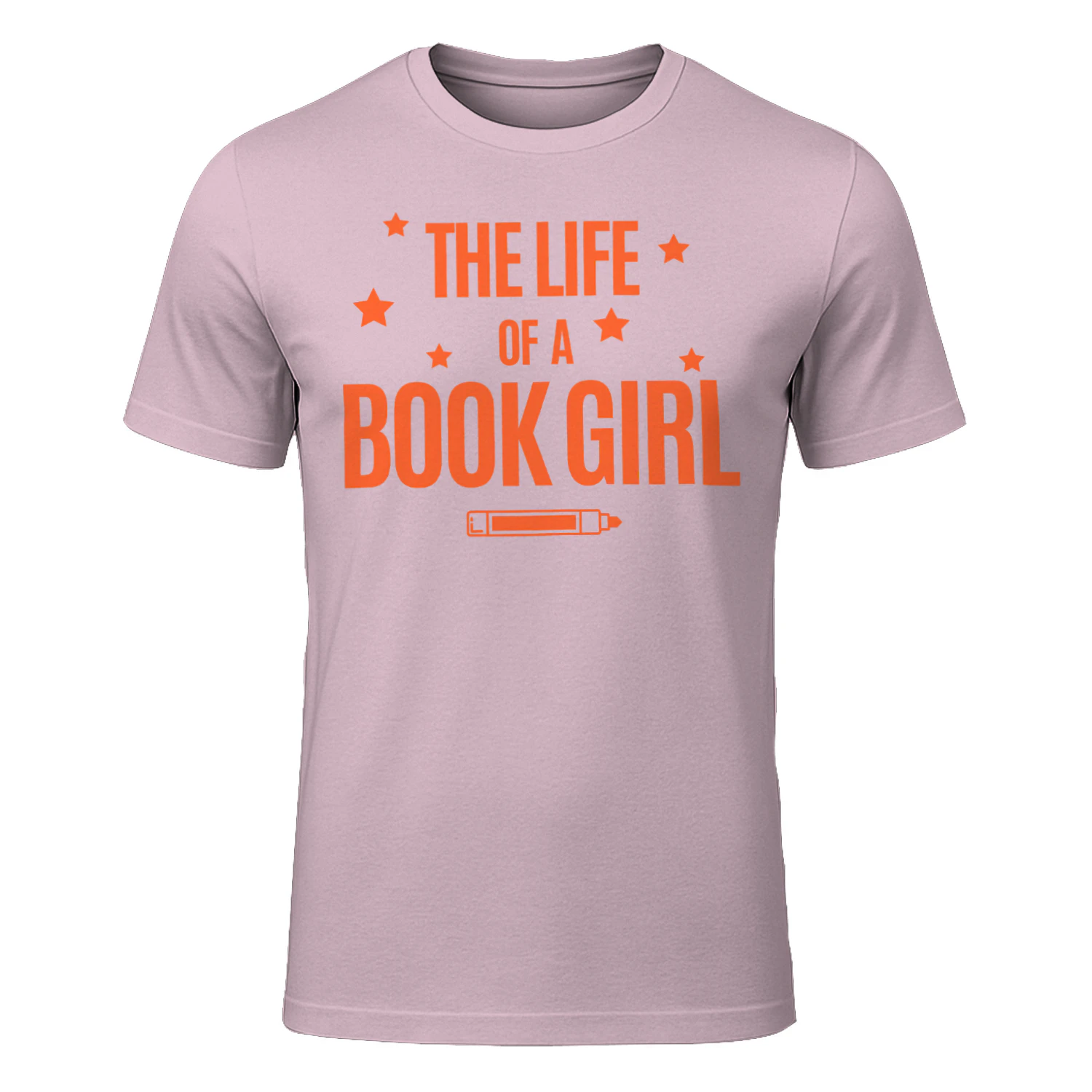 The Life Of A Book Girl V2 Heavy Cotton Light Colors T-shirt 1 Side, World Tour Book Club Gildan Tee, Readers Club Shirt, Book Lover Gifts