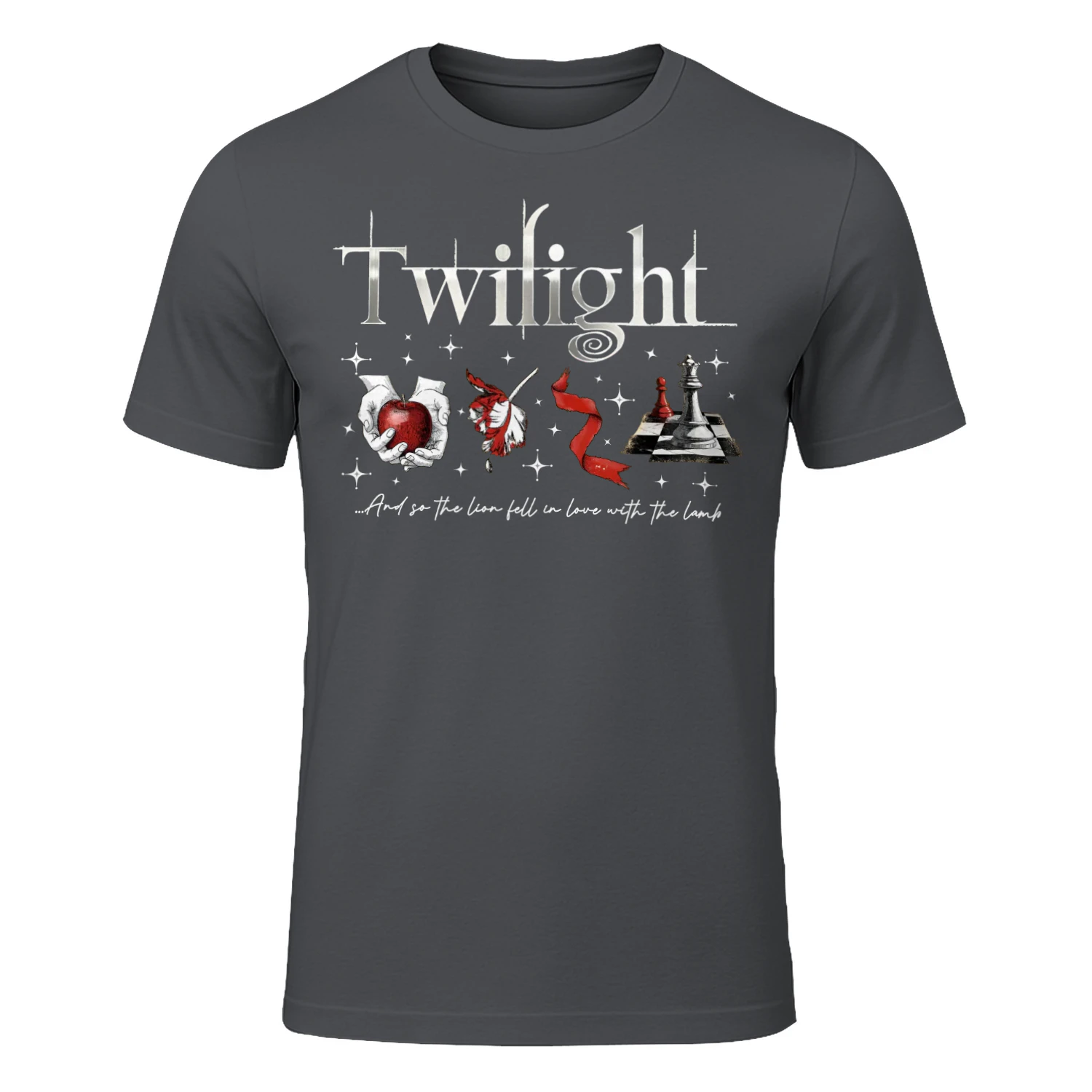 Twilight Series Heavy Cotton Dark Colors T-shirt 2 Side, Young Adult Gildan Tee, Fantasy Romance Book Shirt, Book Lover Gifts