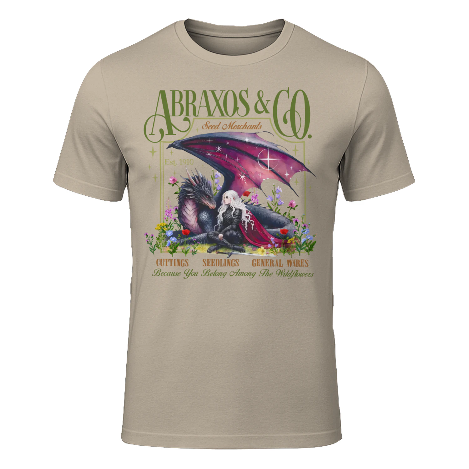 Abraxos Manon Blackbeak Heavy Cotton Light Colors T-shirt 1 Side, Throne of Glass Gildan Tee, High Fantasy Book Shirt, Book Gifts