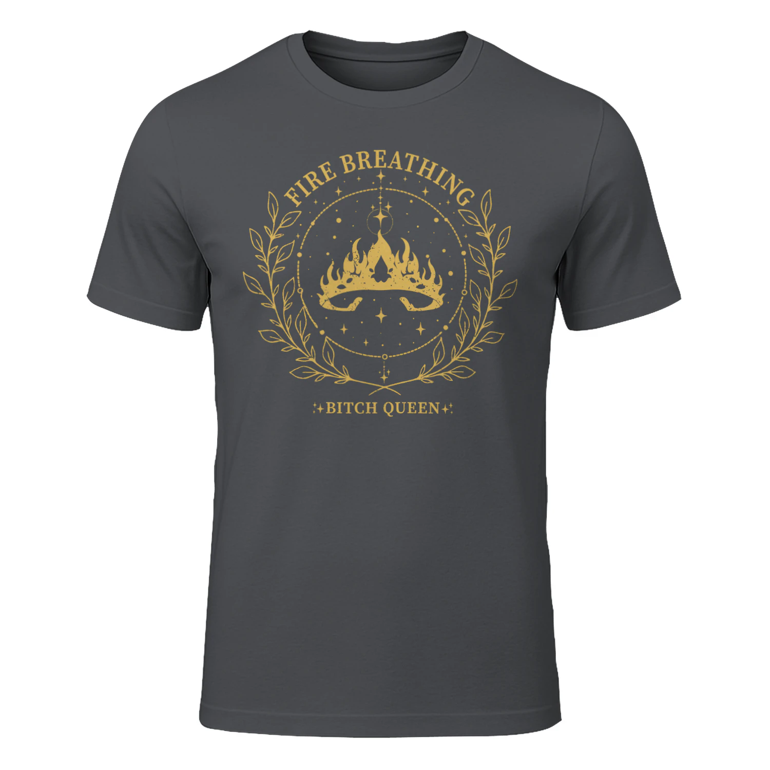 Fire Breathing Heavy Cotton Dark Colors T-shirt 2 Side, Throne of Glass Gildan Tee, Epic High Fantasy Book Shirt, Book Lover Gifts