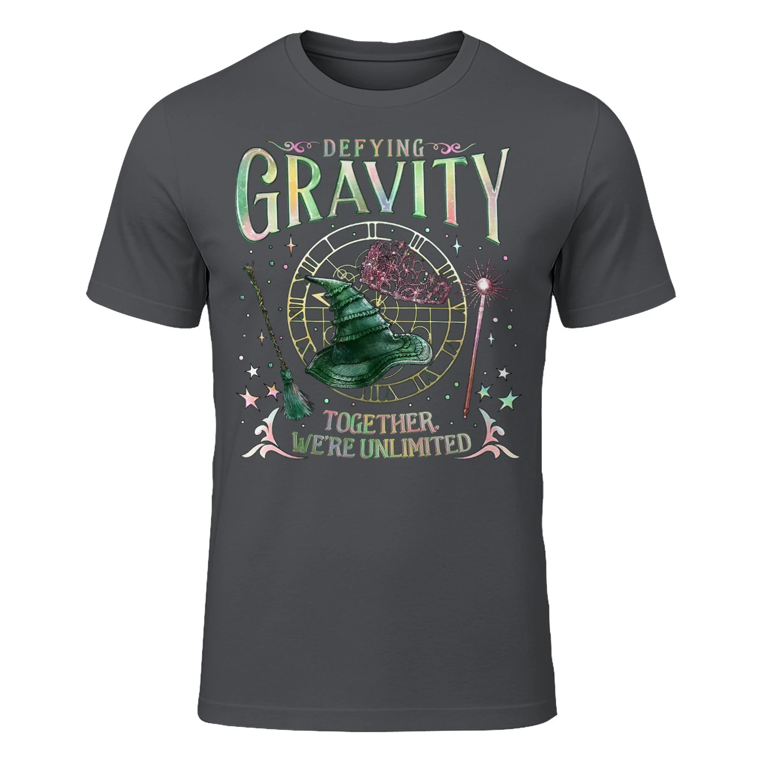 Wicked Witch of the West Heavy Cotton T-shirt 1 Side, Defying Gravity Tee, Political Fantasy Book Shirt, Book Lover Gifts