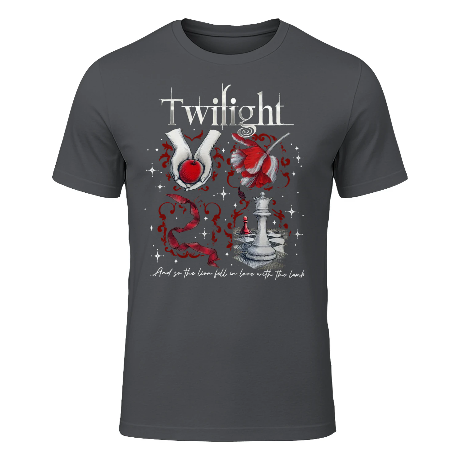 Twilight Series Heavy Cotton Dark Colors T-shirt 2 Side, Young Adult Gildan Tee, Fantasy Romance Book Shirt, Book Lover Gifts