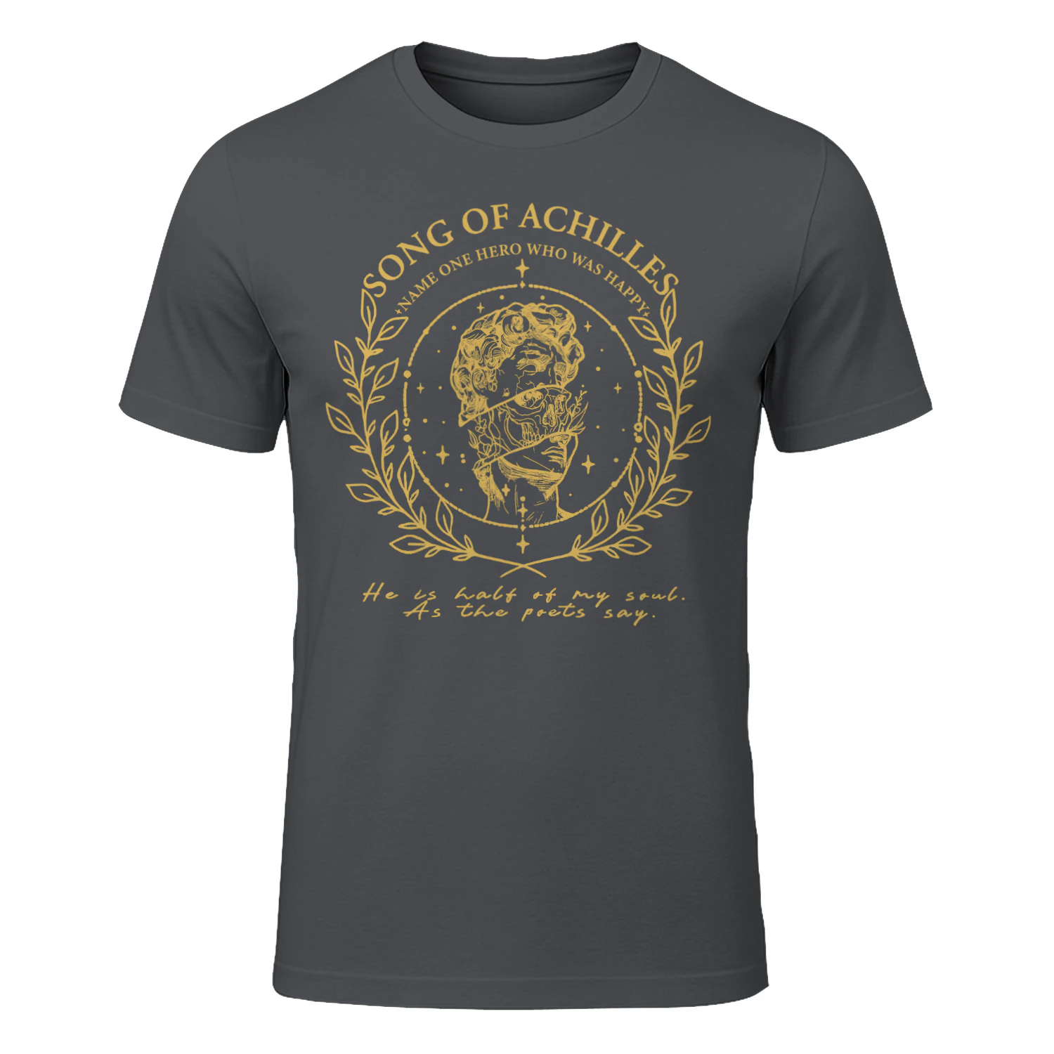 The Song of Achilles Heavy Cotton Dark Colors T-shirt 2 Side, Classic Retellings Gildan Tee, Mythological Retellings Book Shirt, Book Lover Gifts