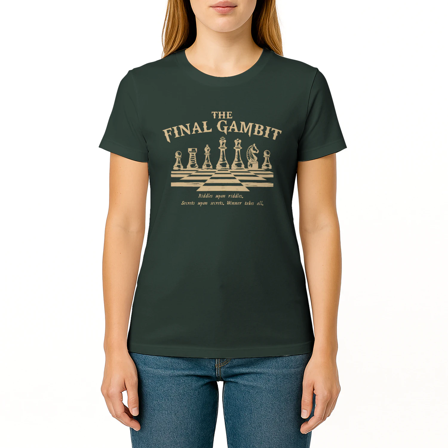 The Final Gambit Heavy Cotton T-shirt 1 Side, The Inheritance Games Tee, Young Adult Book Shirt, Book Gifts